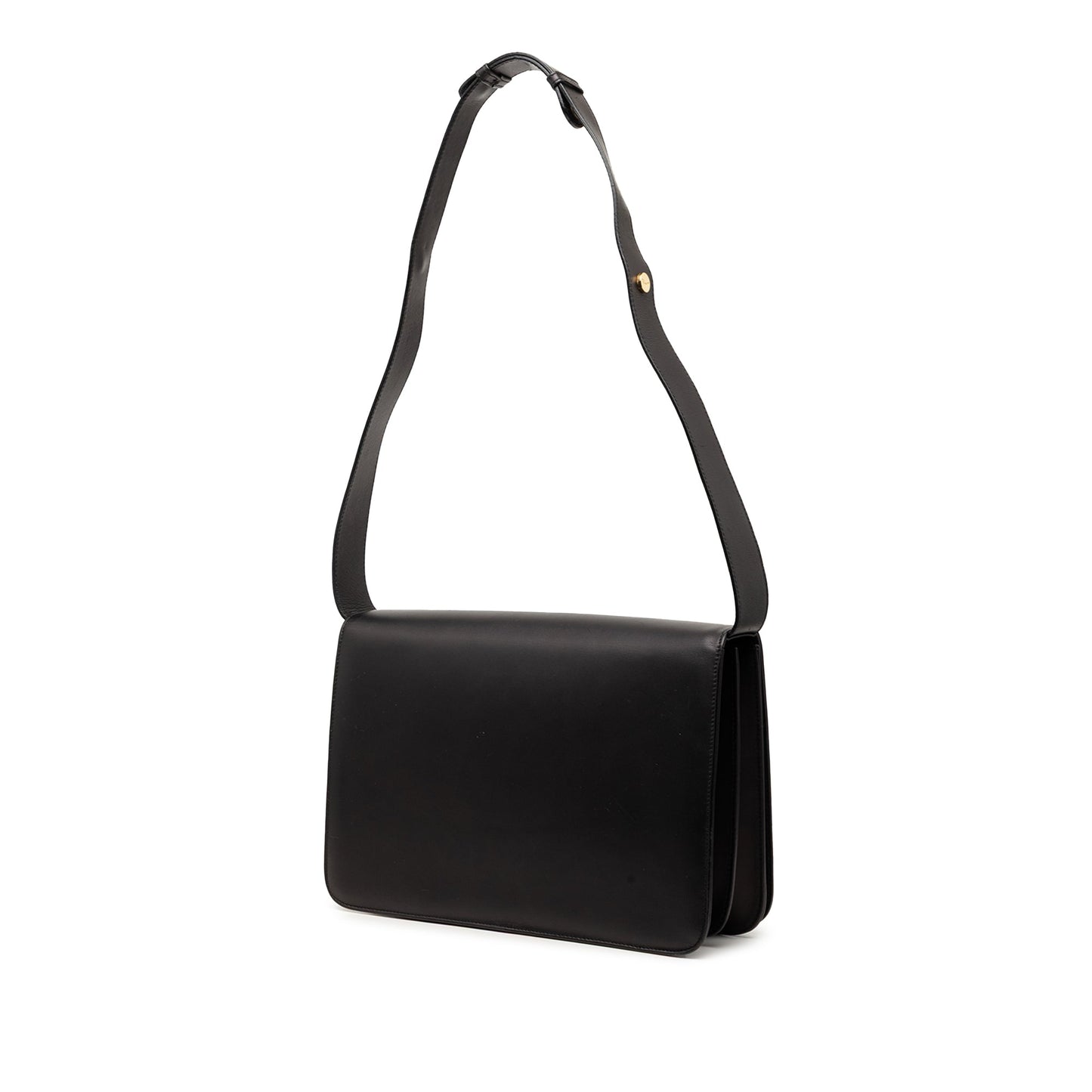 Ferragamo Leather Wooden Gancini Shoulder Bag