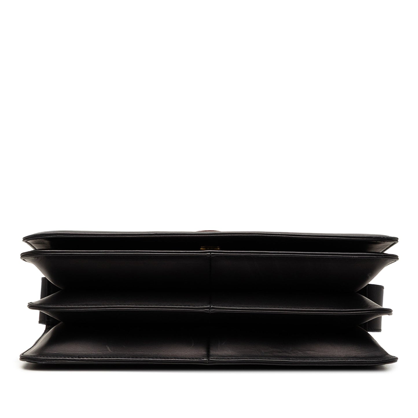 Ferragamo Leather Wooden Gancini Shoulder Bag