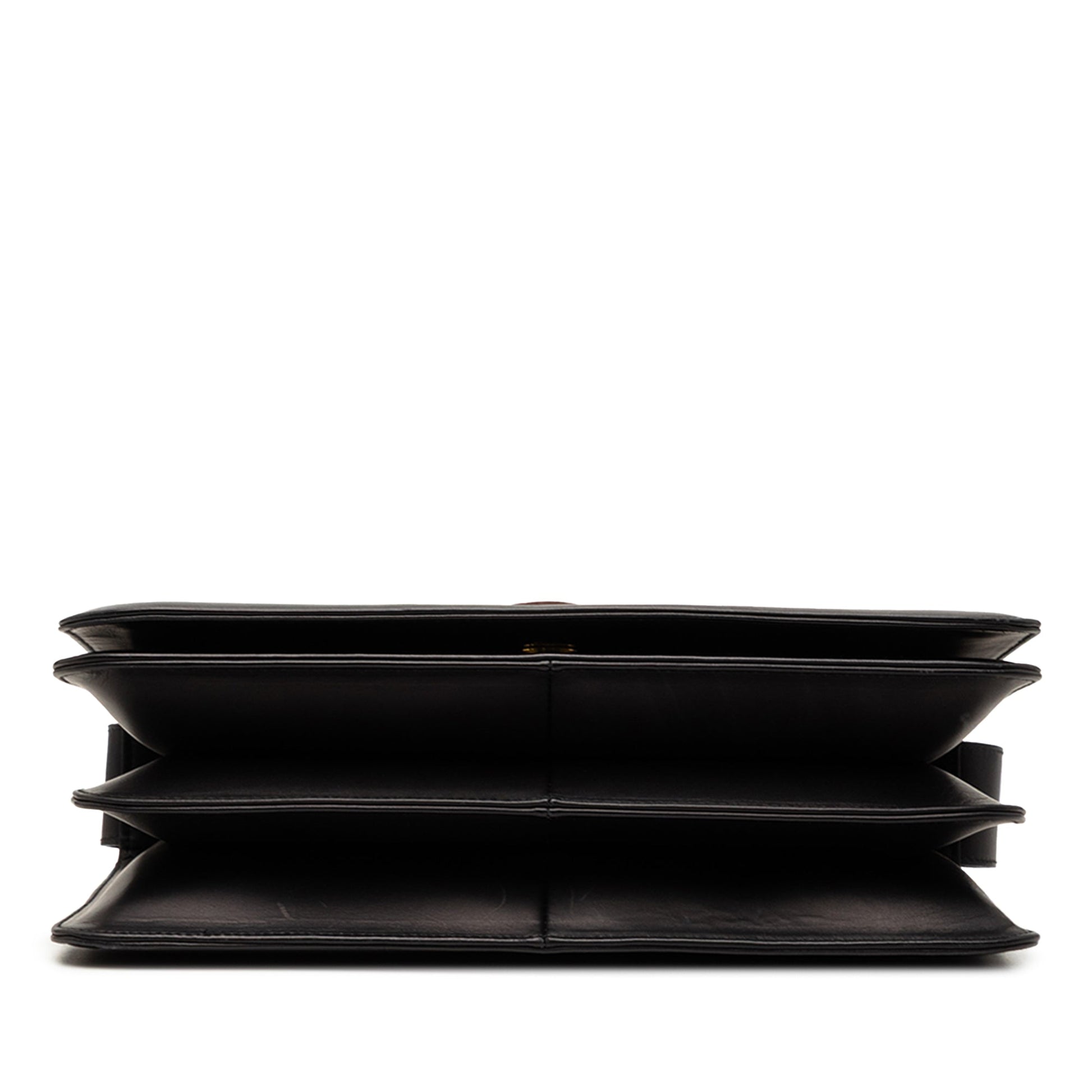 Ferragamo Leather Wooden Gancini Shoulder Bag