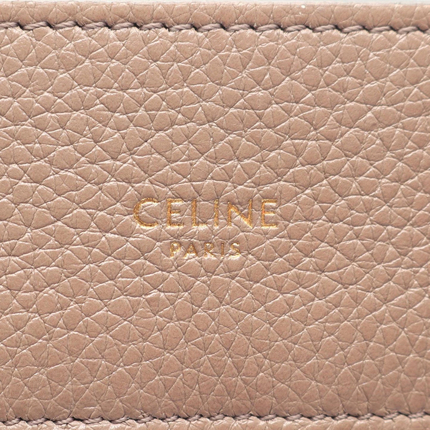 Celine Small Cabas de France Leather Satchel