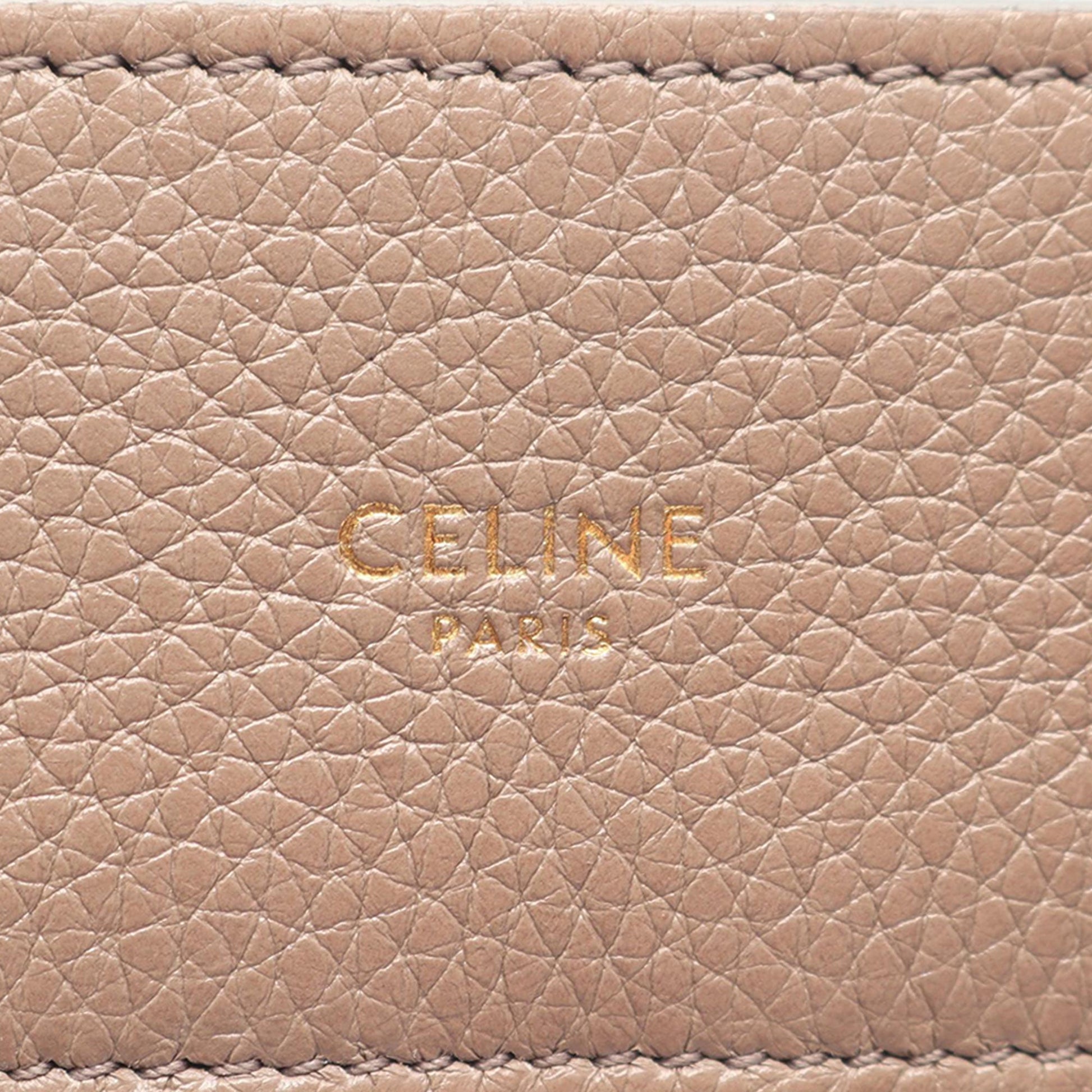 Celine Small Cabas de France Leather Satchel