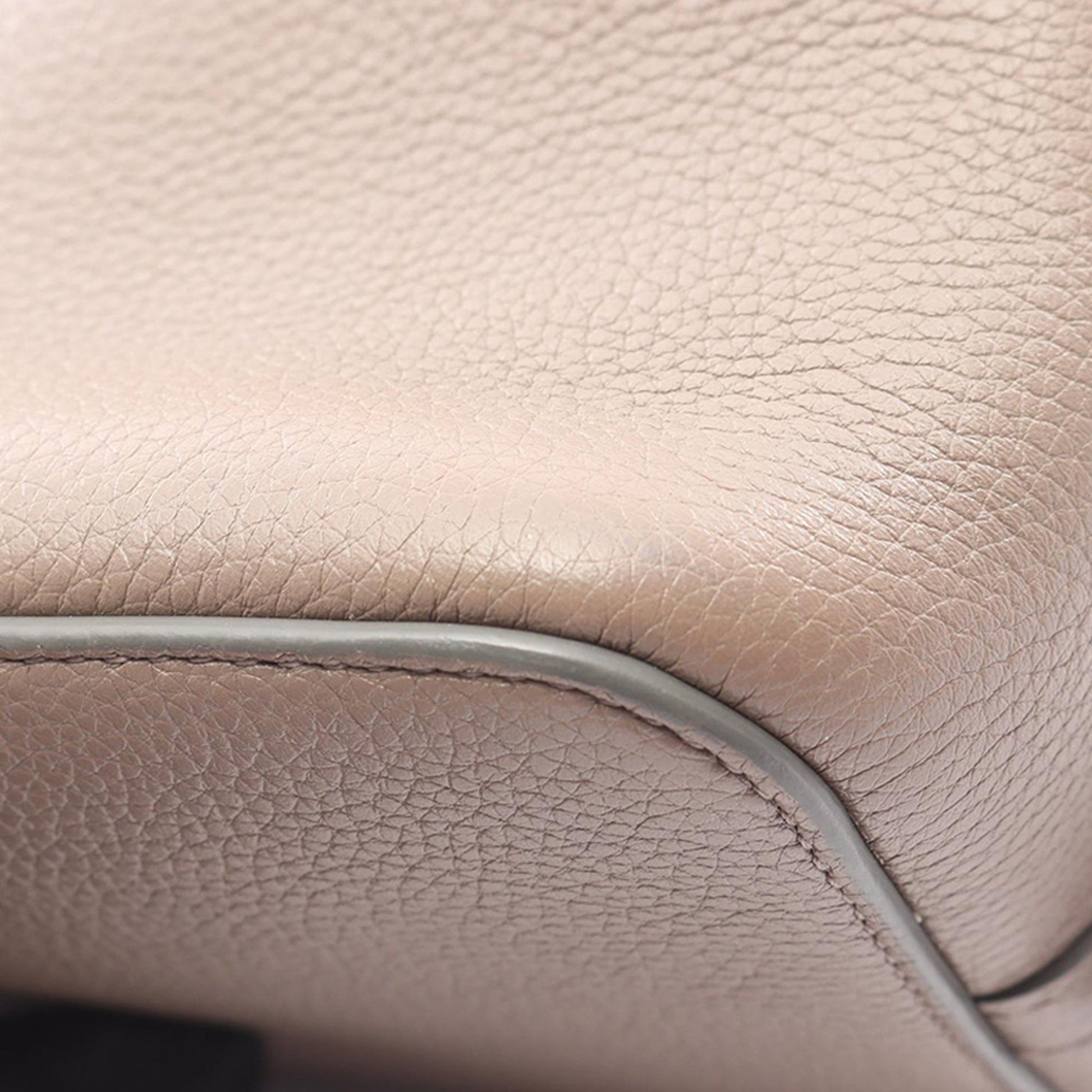 Celine Small Cabas de France Leather Satchel