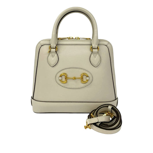 Small Leather Horsebit 1955 Satchel