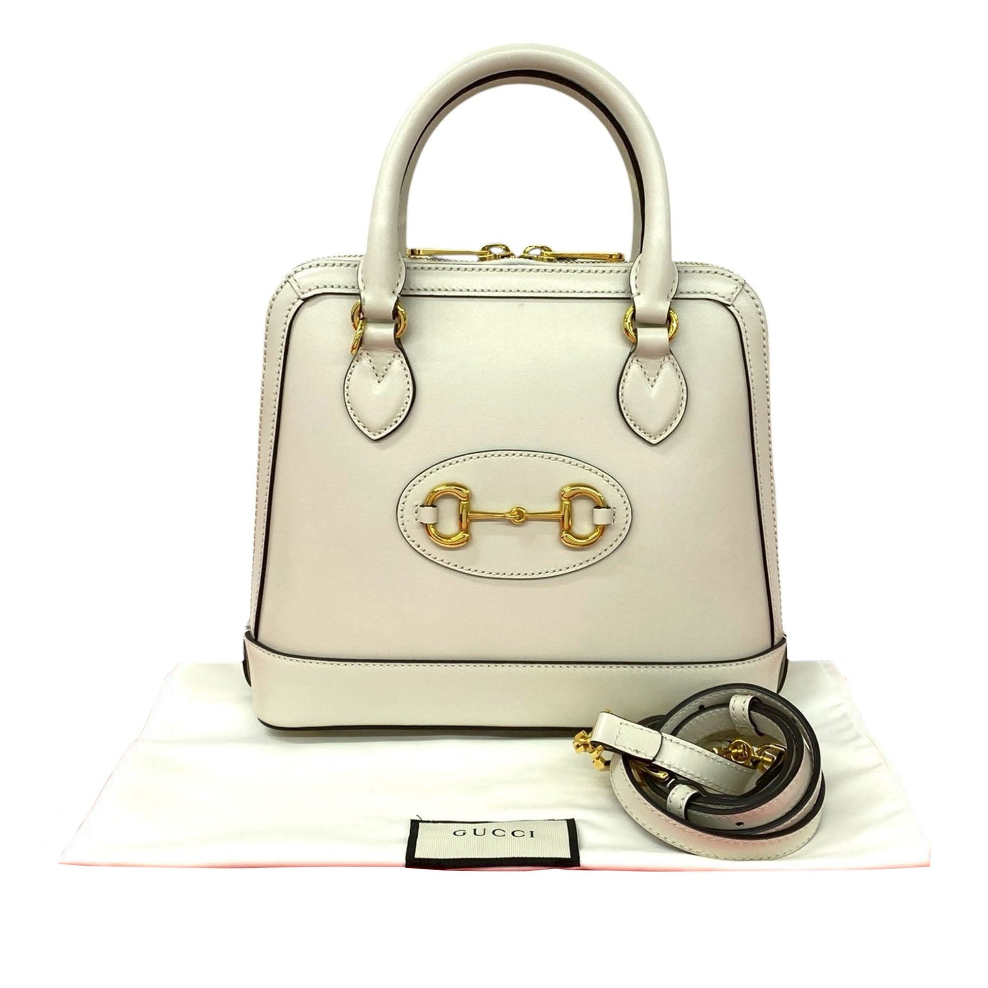 Small Leather Horsebit 1955 Satchel