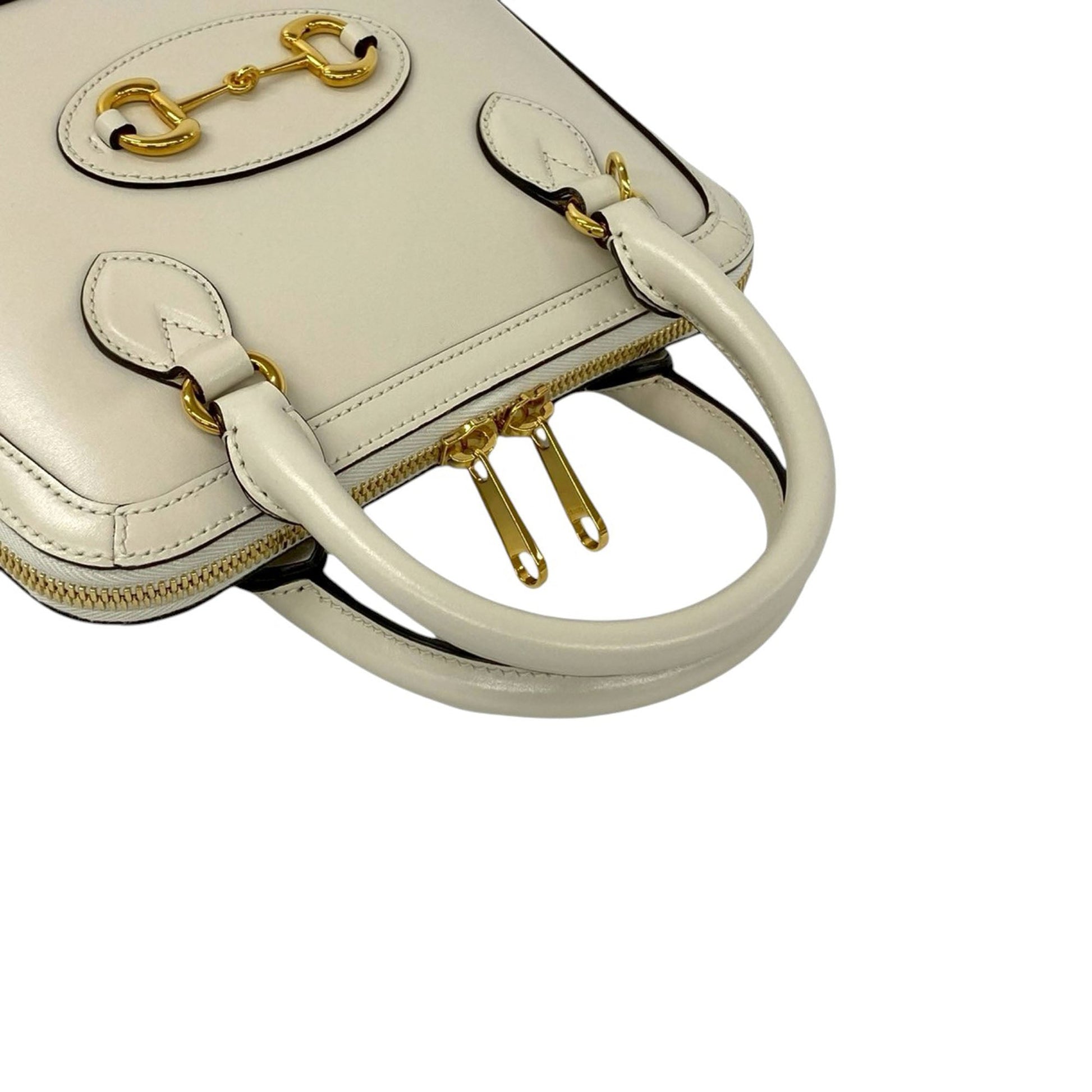Small Leather Horsebit 1955 Satchel