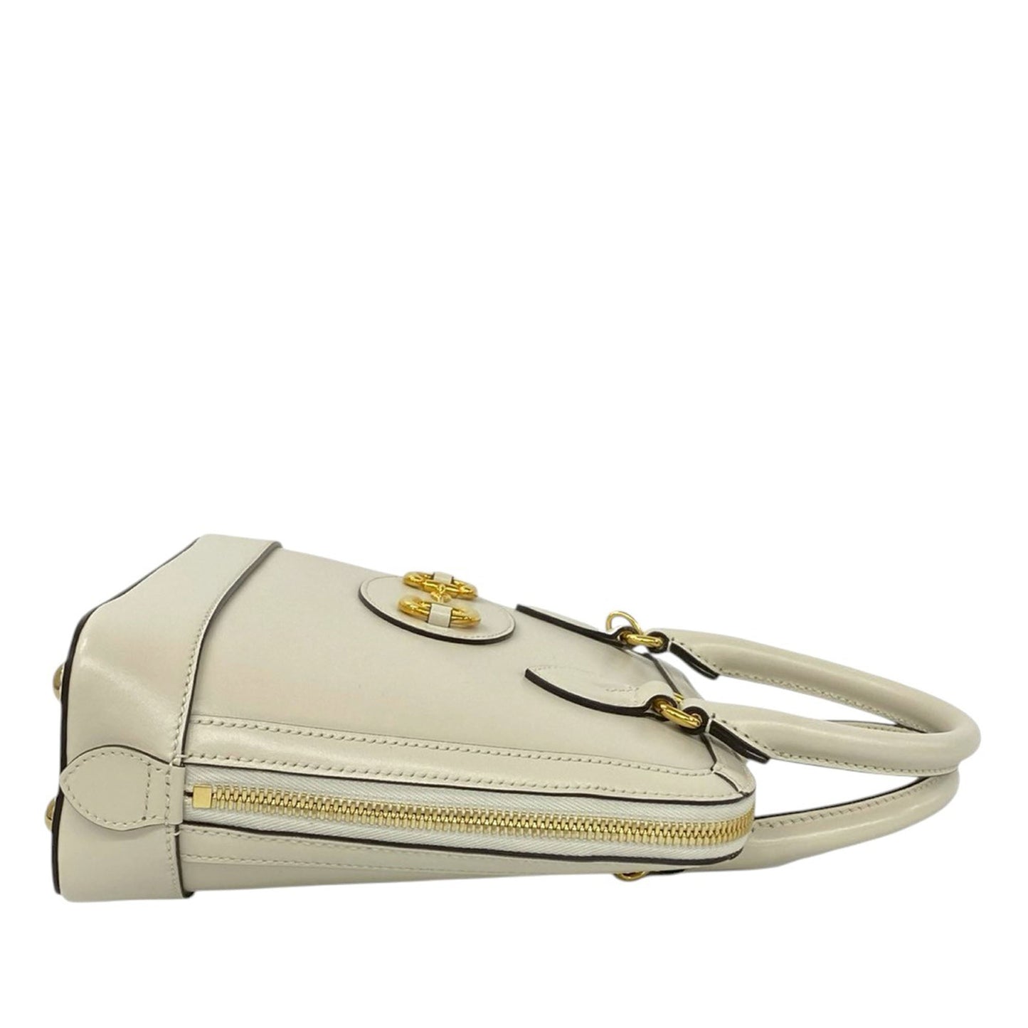 Small Leather Horsebit 1955 Satchel