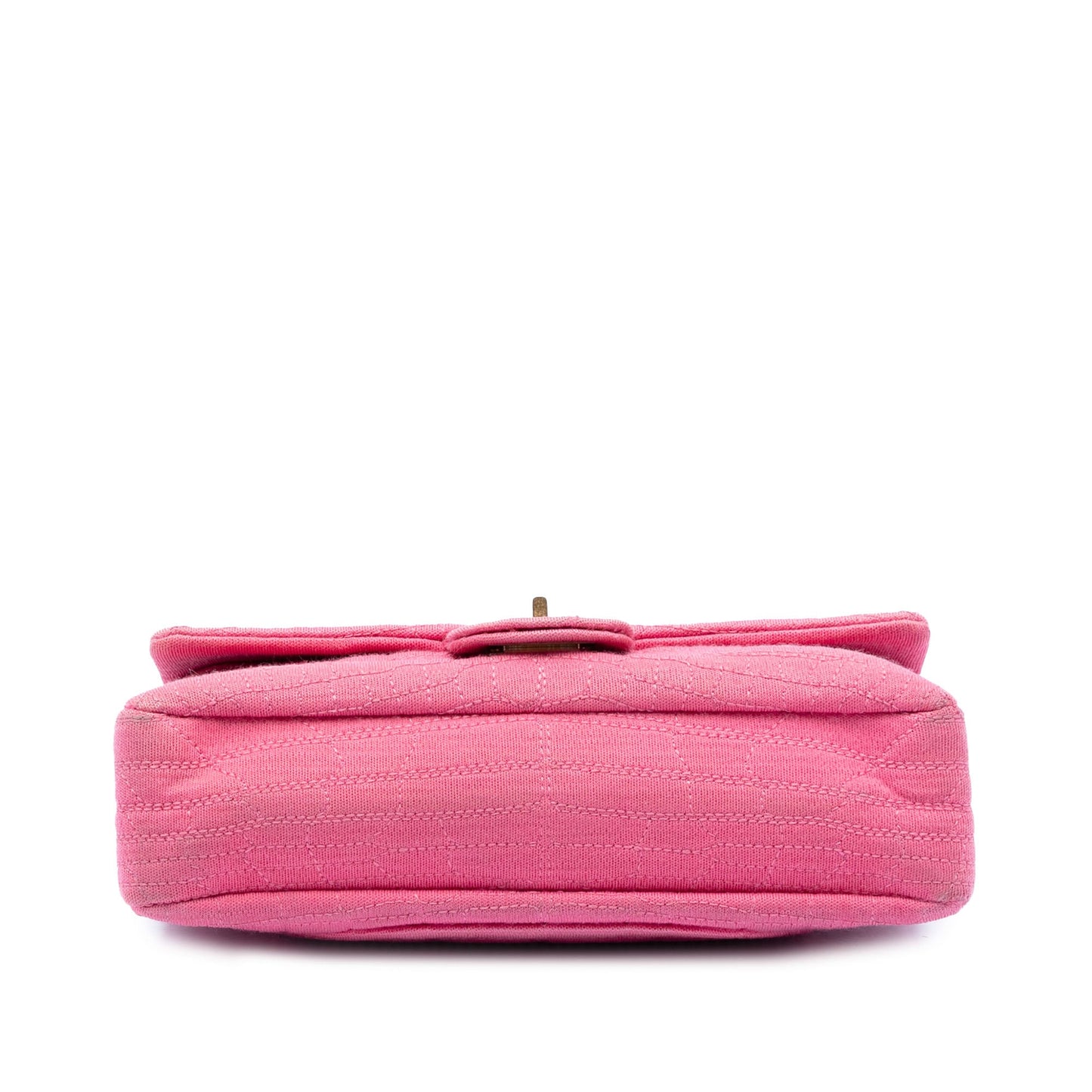 Chanel Croc Quilted Jersey Reissue 2.55 Double Flap 225