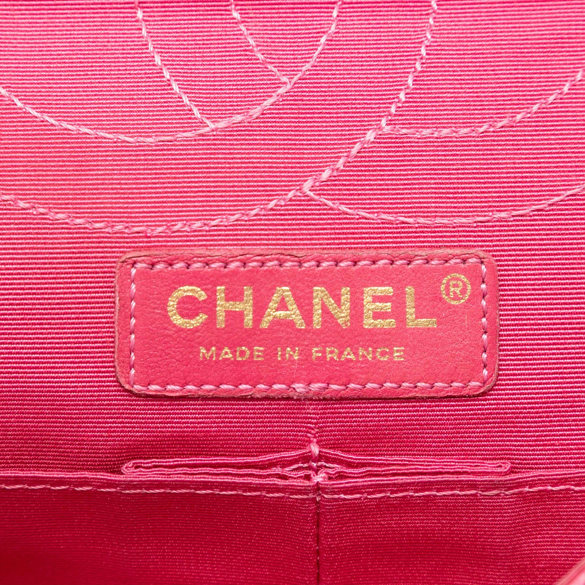 Chanel Croc Quilted Jersey Reissue 2.55 Double Flap 225