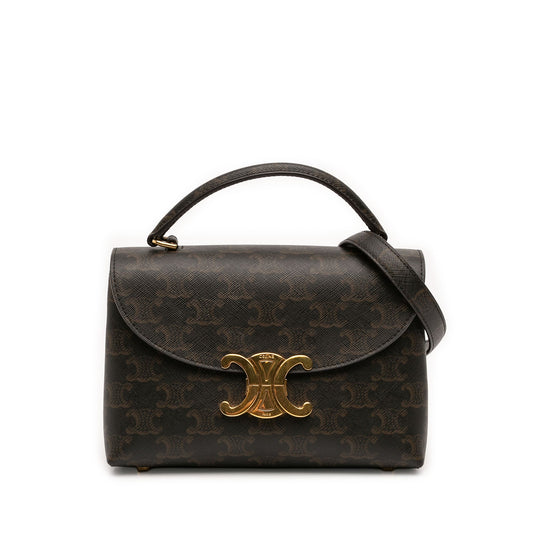 Celine Teen Triomphe Coated Canvas Nino Bag