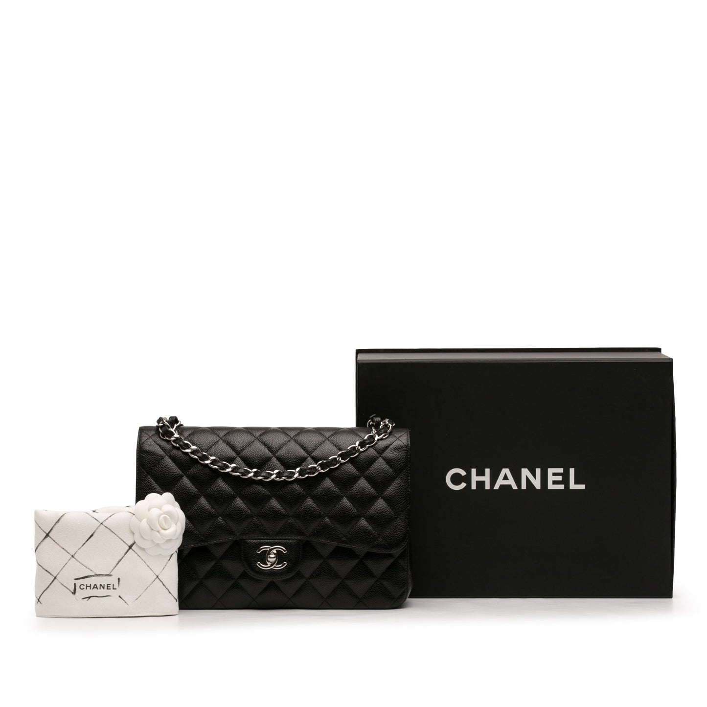 Chanel Jumbo Classic Caviar Double Flap