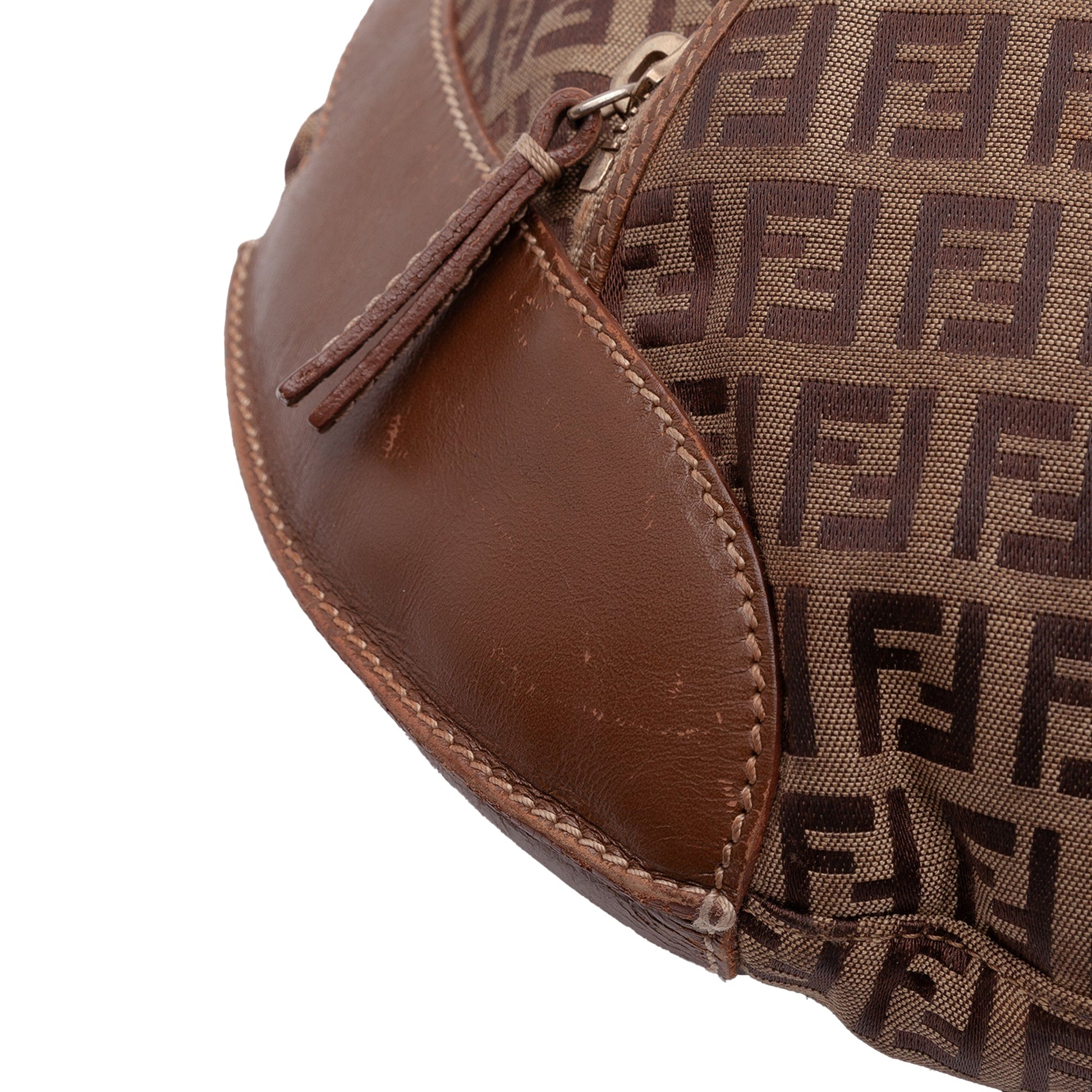 Fendi Zucchino Canvas Chef Pocket Hobo