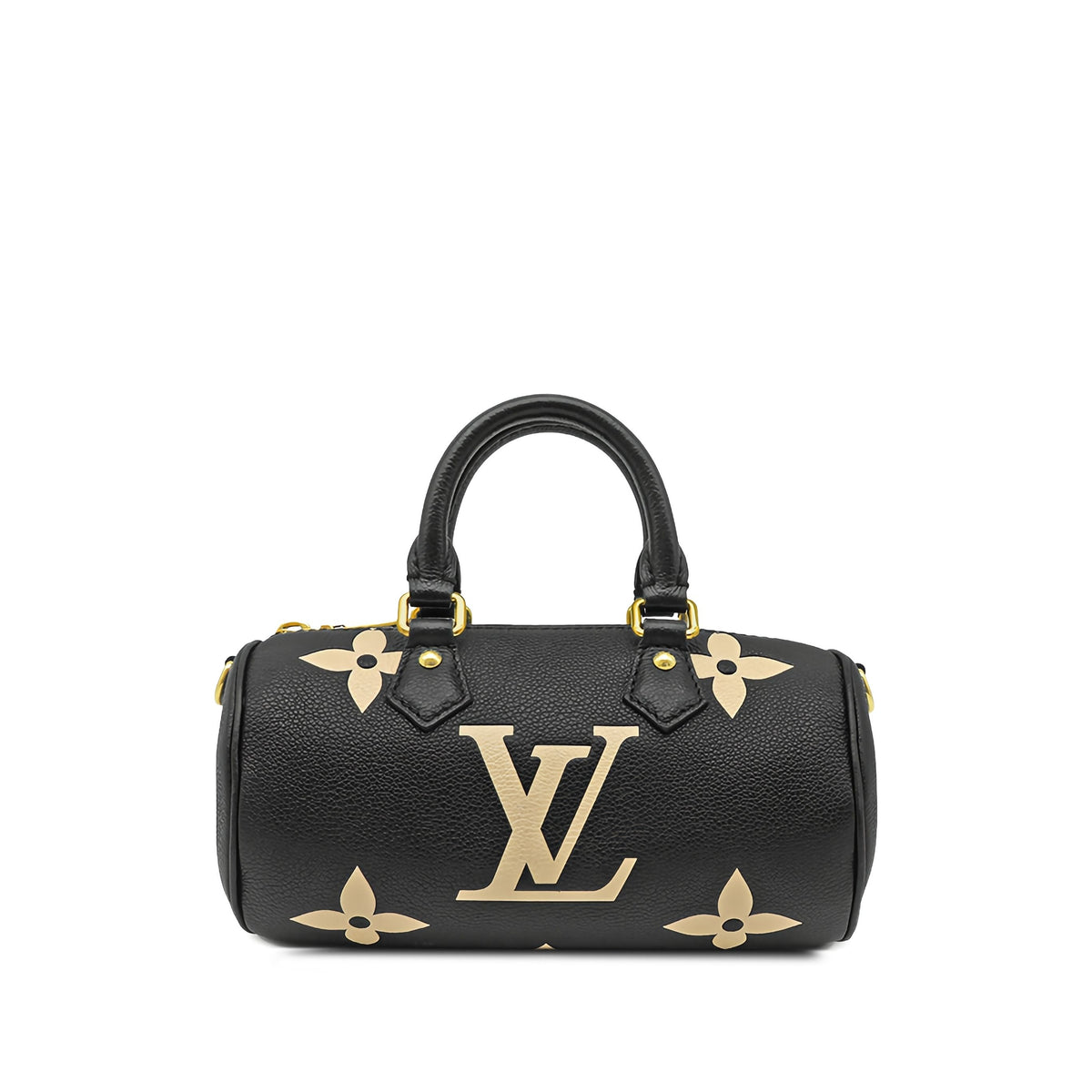 Louis Vuitton Bicolor Monogram Empreinte Giant Papillon BB — Black