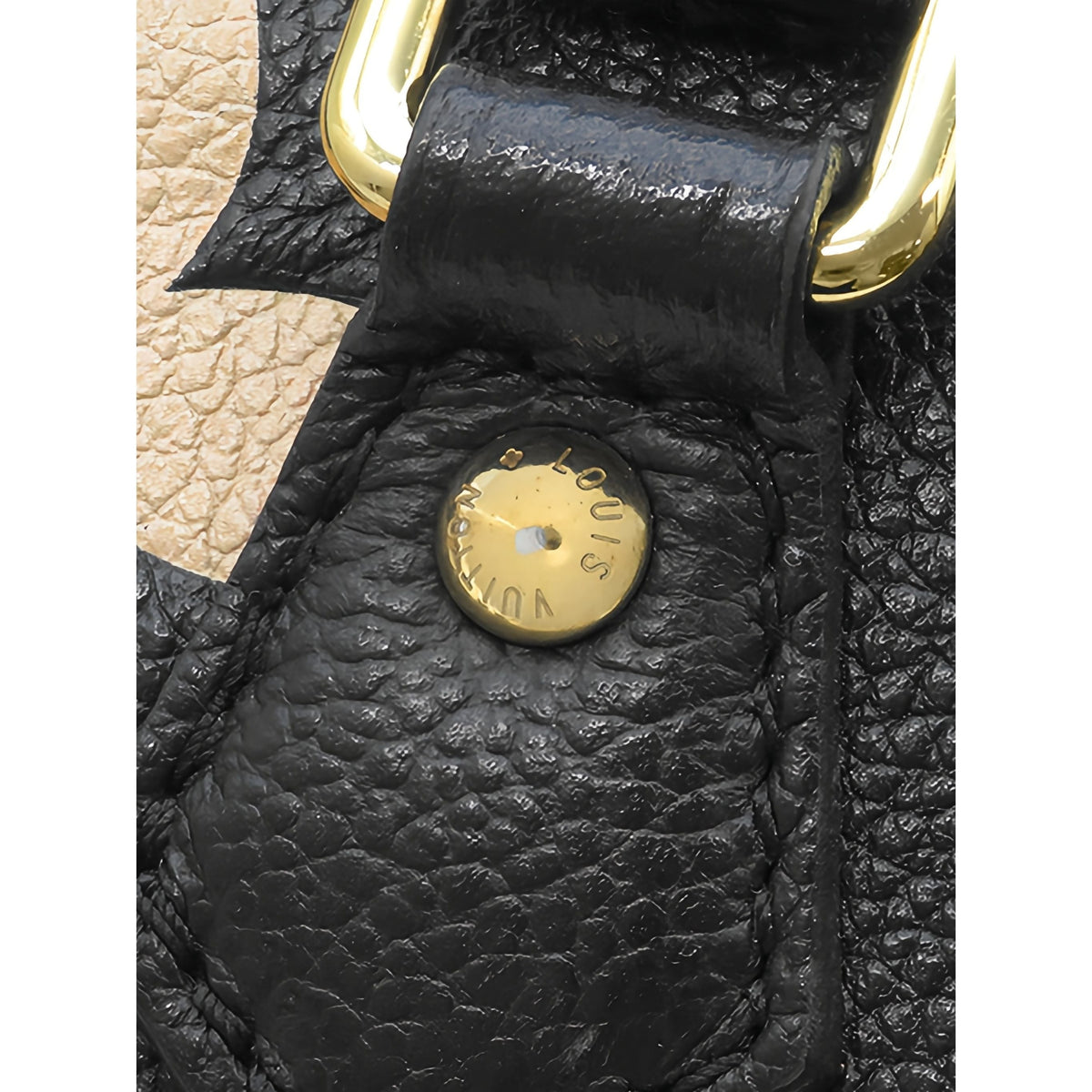 Louis Vuitton Bicolor Monogram Empreinte Giant Papillon BB — Black