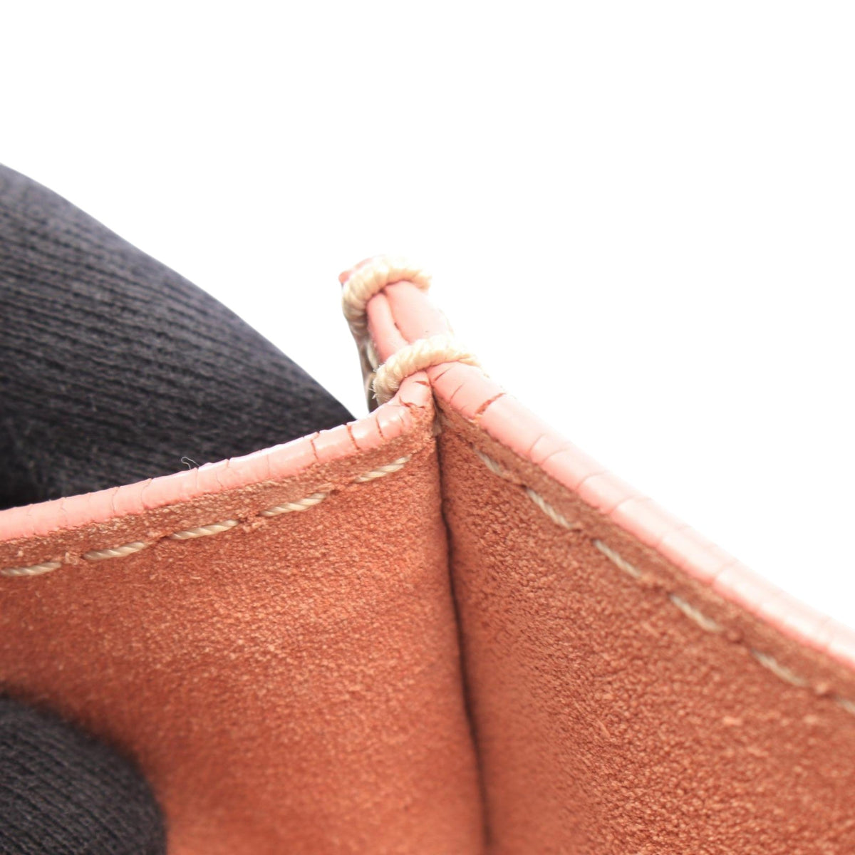 LOEWE Suede Crown Logo Shopper Tote — Pink