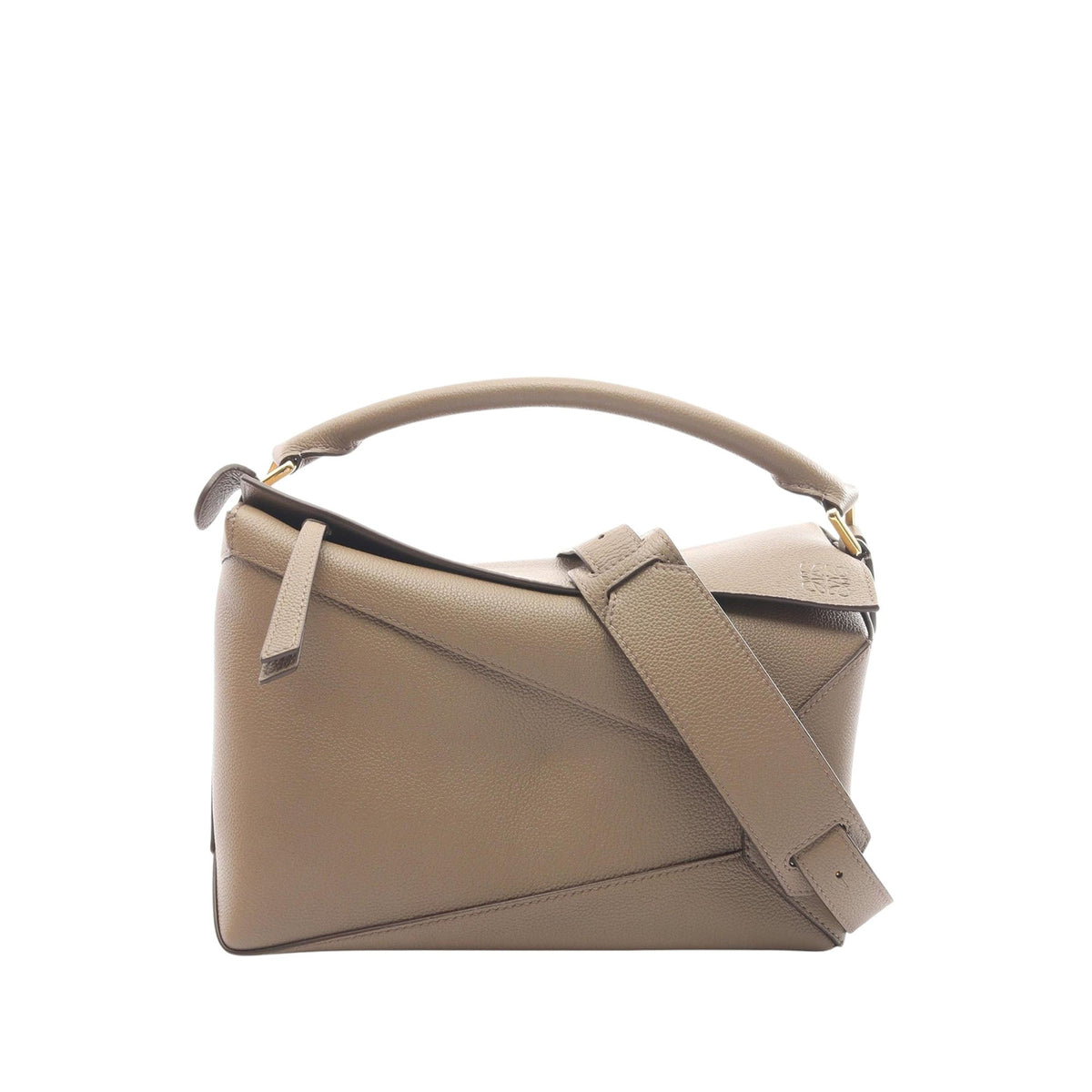 LOEWE Medium Calfskin Puzzle Edge Satchel