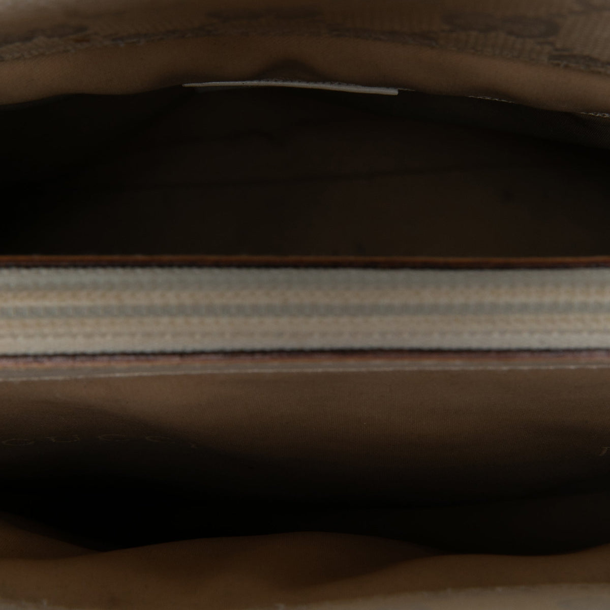 Gucci GG Canvas Bamboo Satchel — Brown