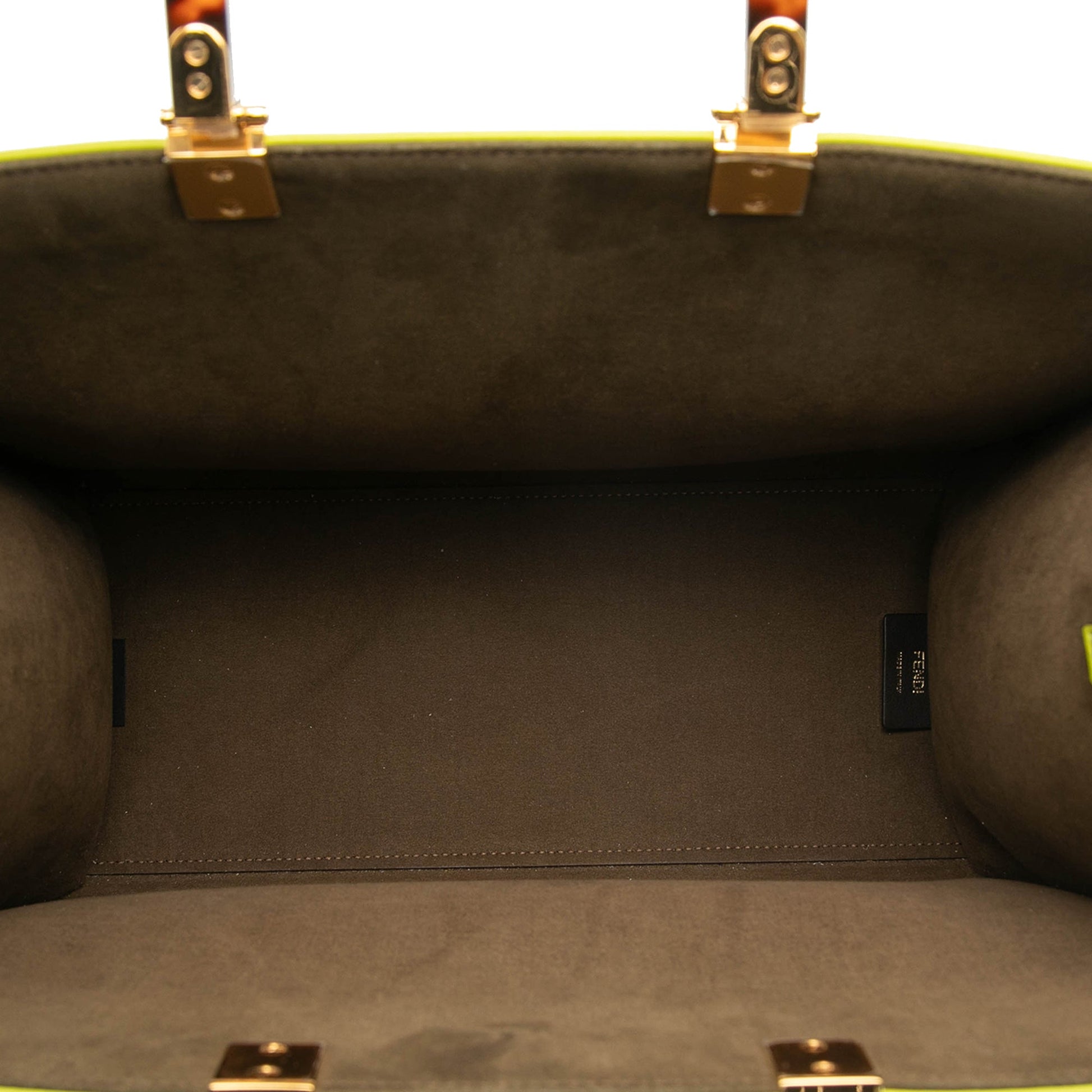 Fendi Medium Zucca Embossed Leather Sunshine Shopper Tote