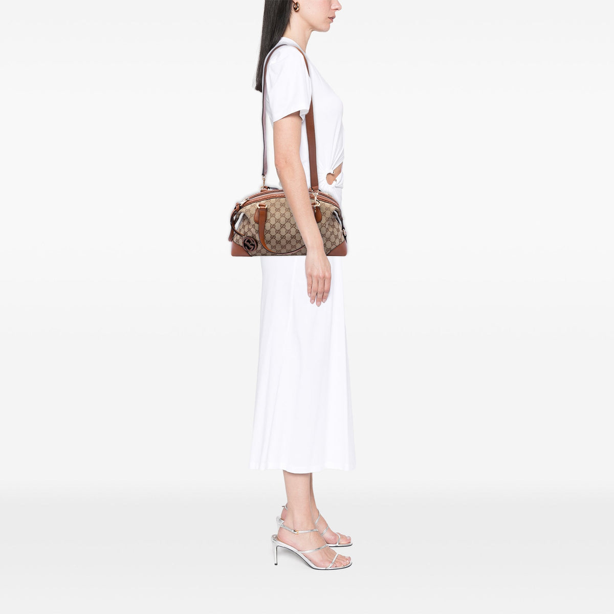 Gucci GG Canvas Brick Lane Satchel