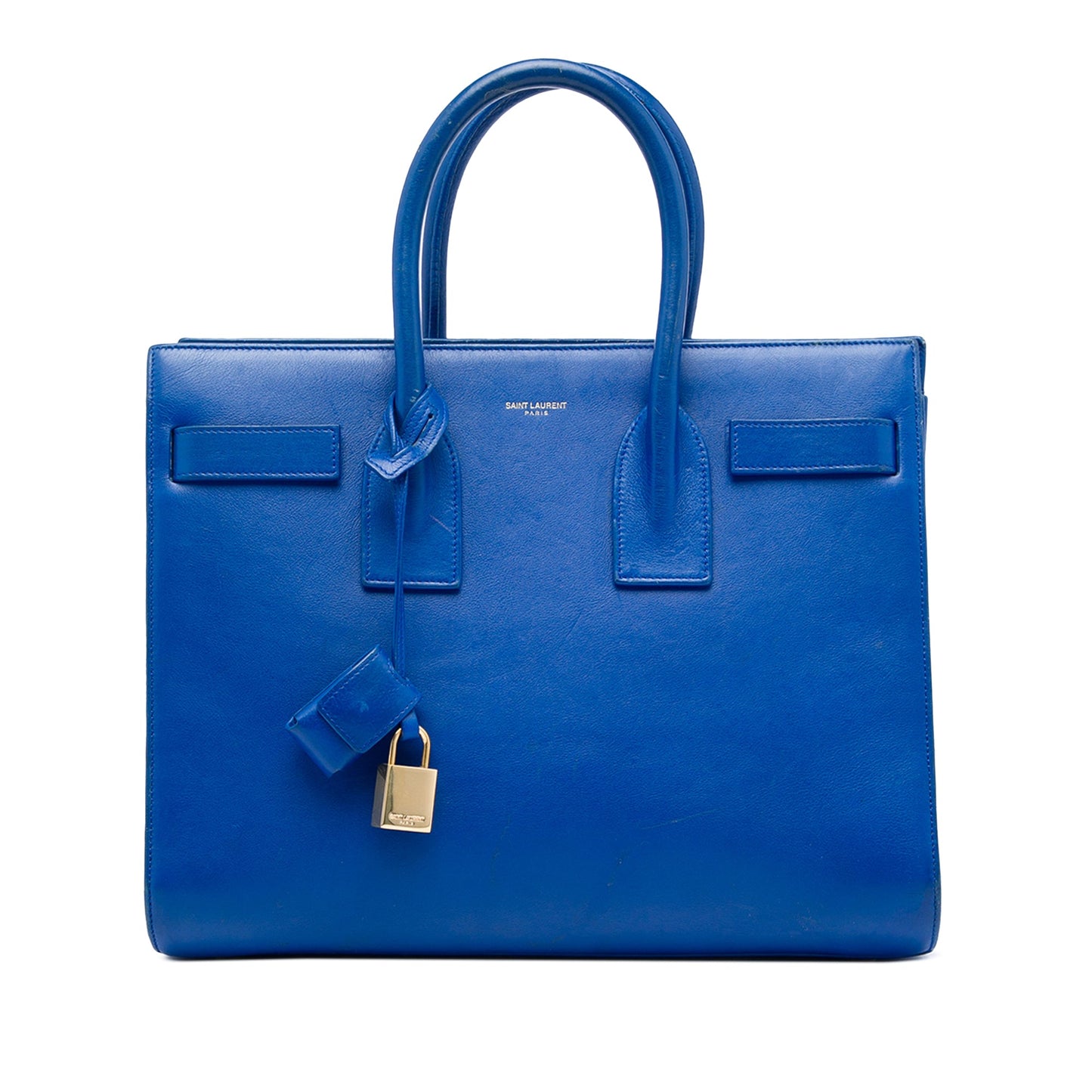 Saint Laurent Small Leather Sac De Jour Satchel