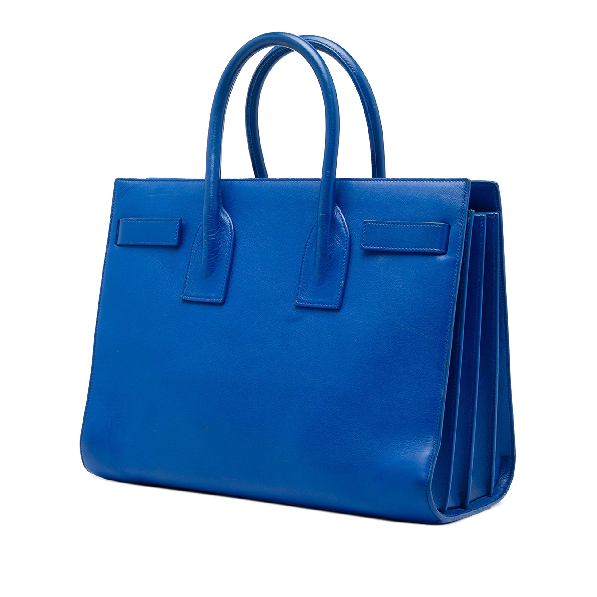 Saint Laurent Small Leather Sac De Jour Satchel