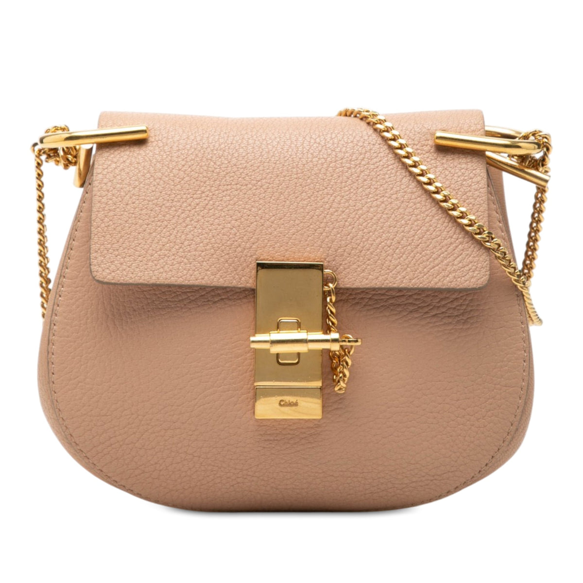 Chloé Mini Leather Drew Crossbody