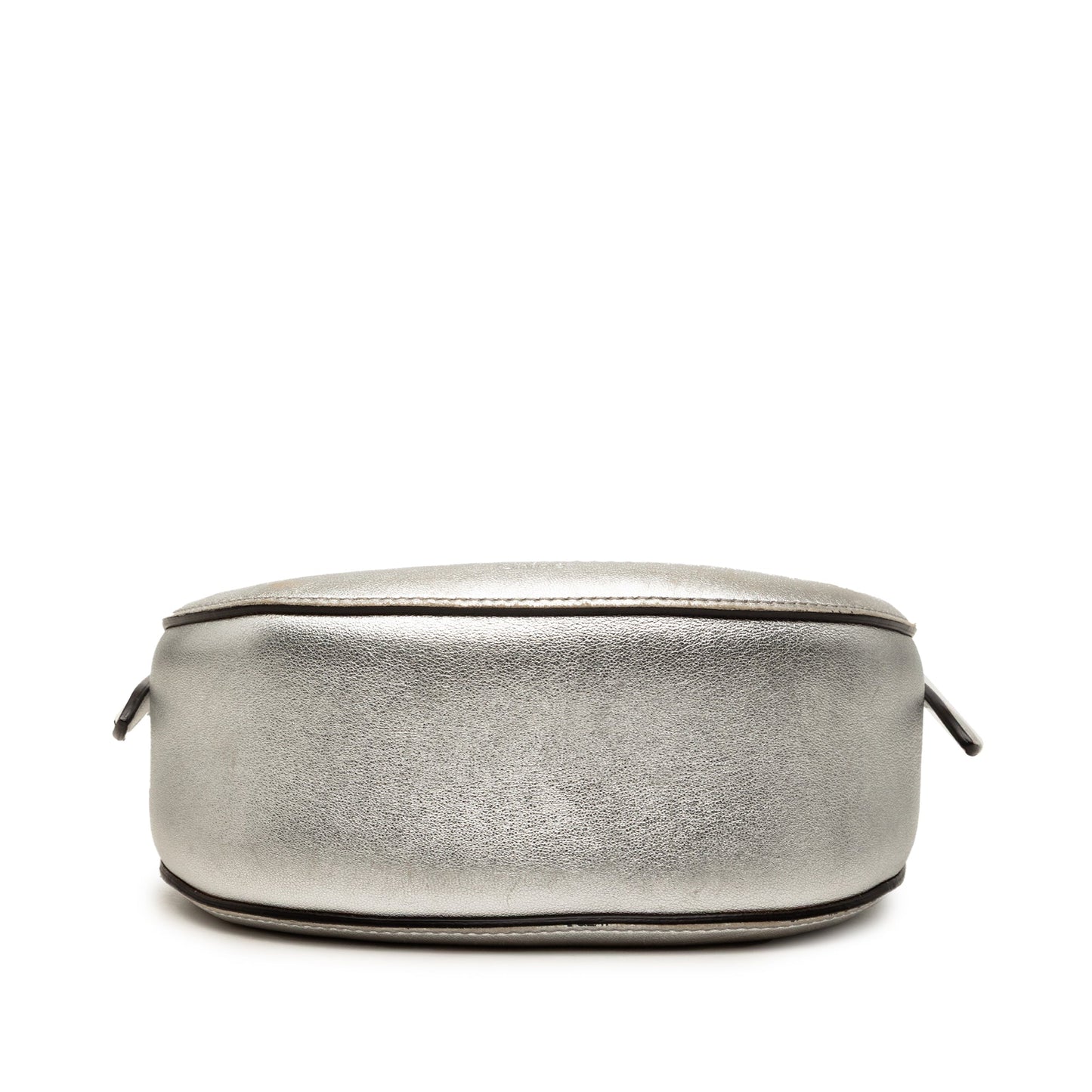 Chloé Small Metallic Leather Kiss Satchel