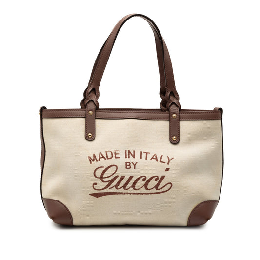 Gucci Small Canvas Logo Craft Tote