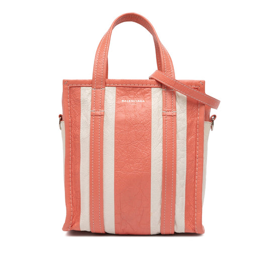 Balenciaga XS Lambskin Bazar Shopper Satchel