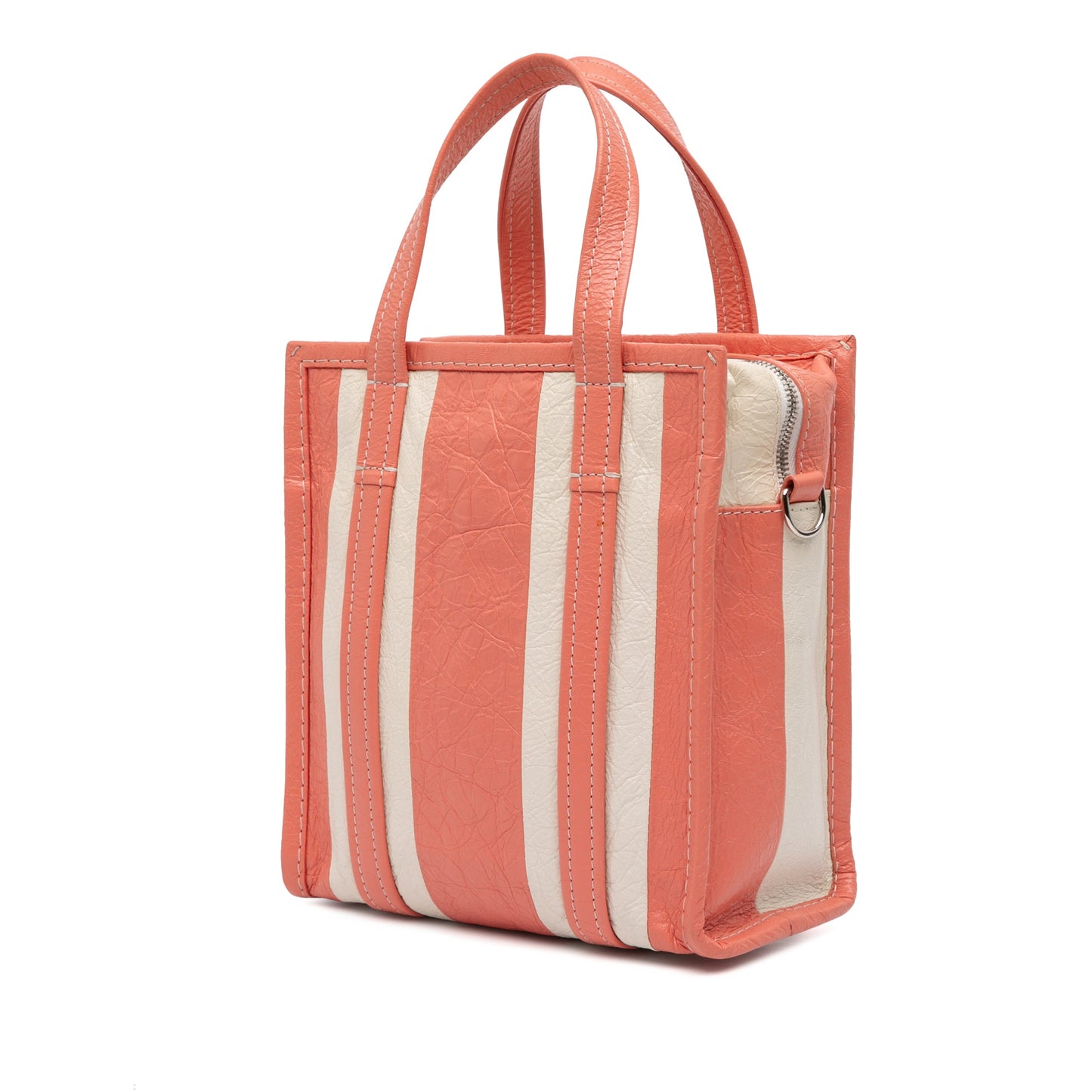 Balenciaga XS Lambskin Bazar Shopper Satchel