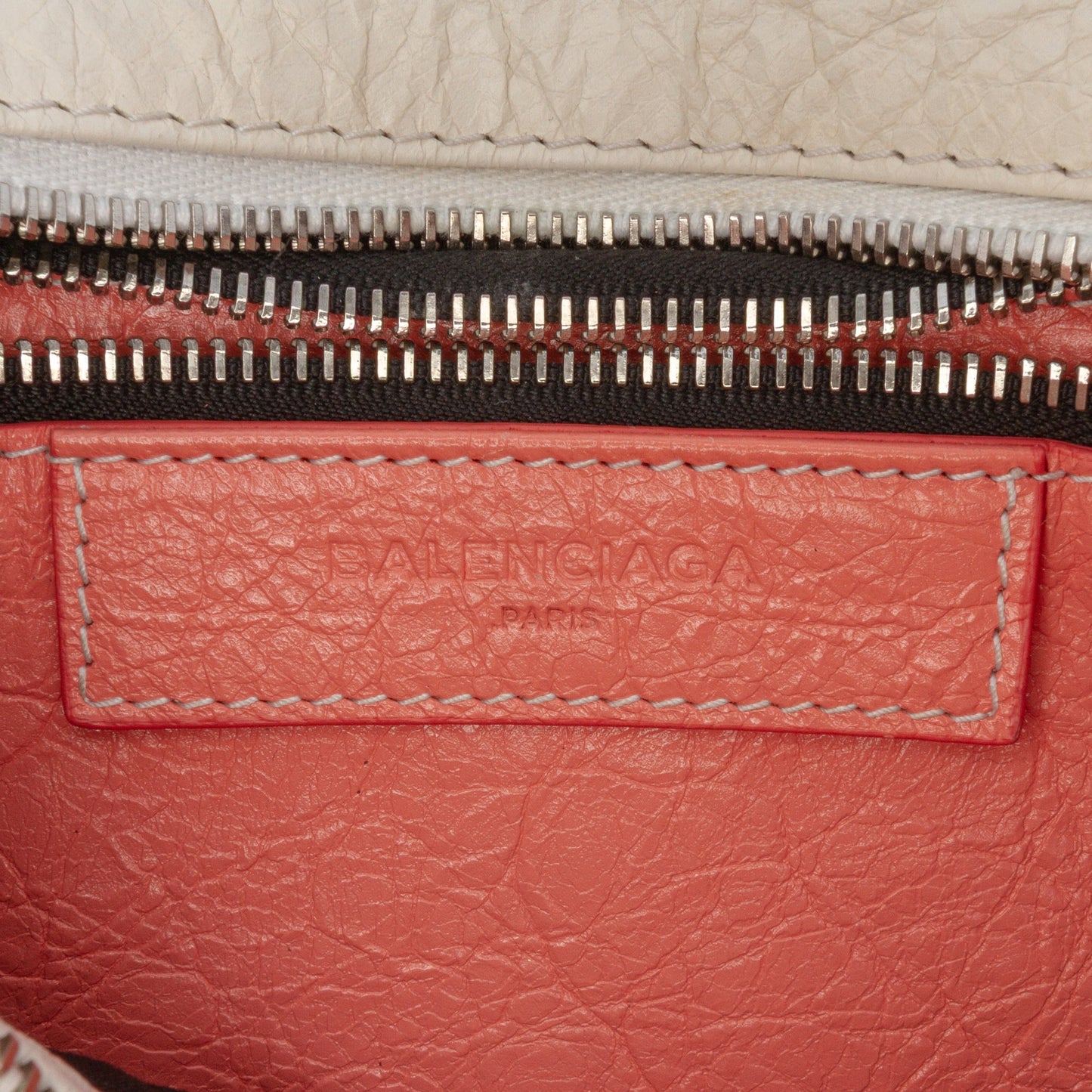 Balenciaga XS Lambskin Bazar Shopper Satchel