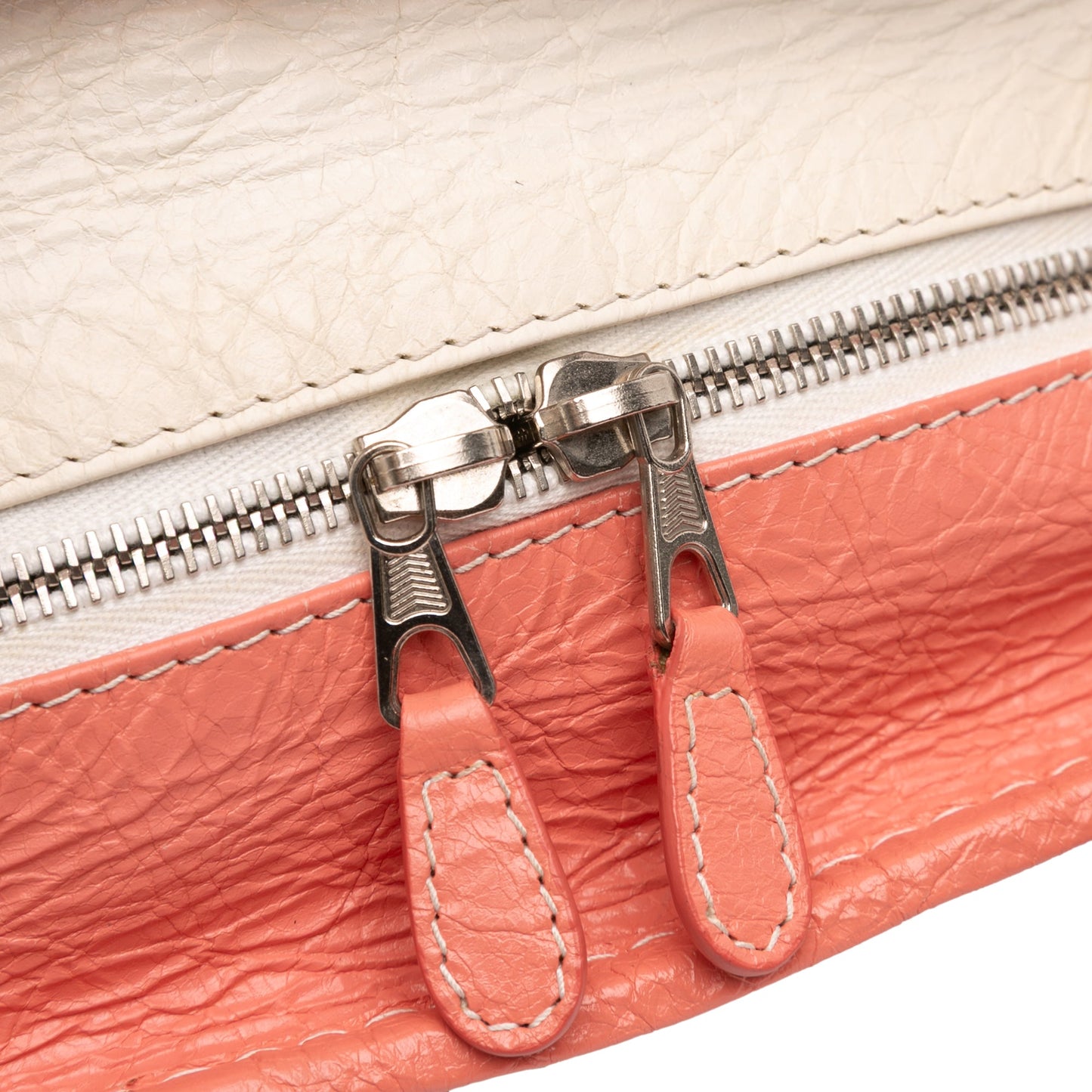 Balenciaga XS Lambskin Bazar Shopper Satchel
