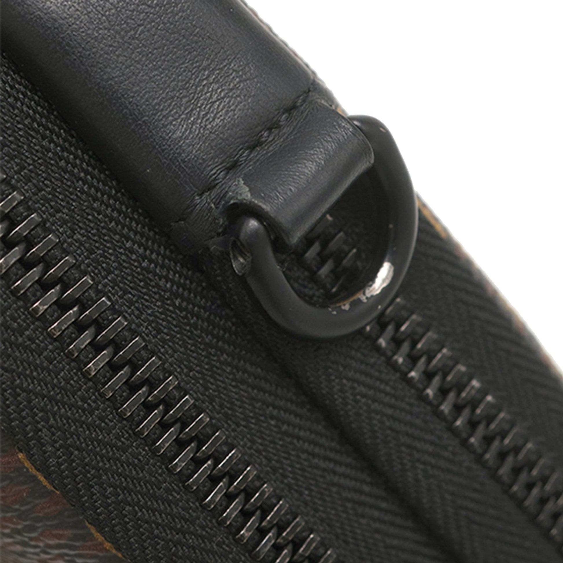 Louis Vuitton Nigo Giant Damier Ebene Tortoise Double Phone Pouch