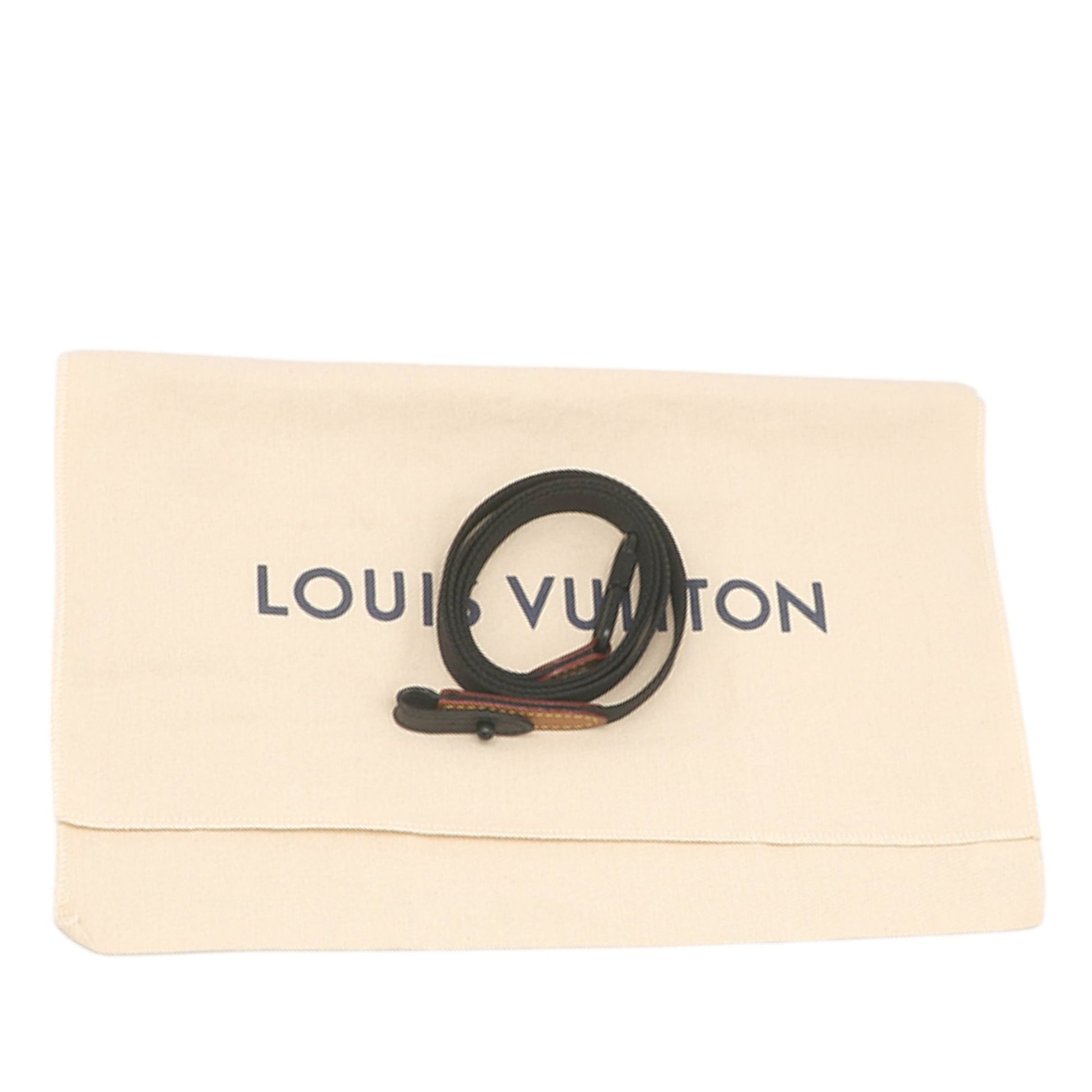 Louis Vuitton Nigo Giant Damier Ebene Tortoise Double Phone Pouch
