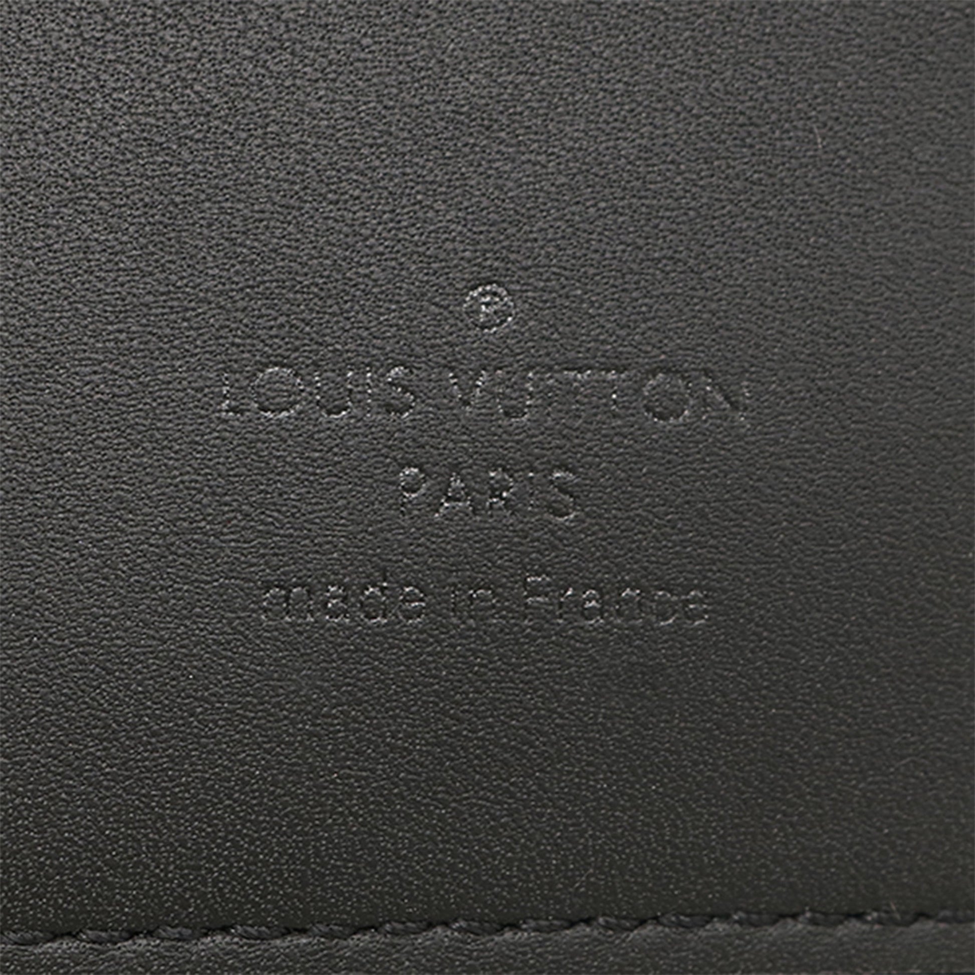 Louis Vuitton Nigo Giant Damier Ebene Tortoise Double Phone Pouch
