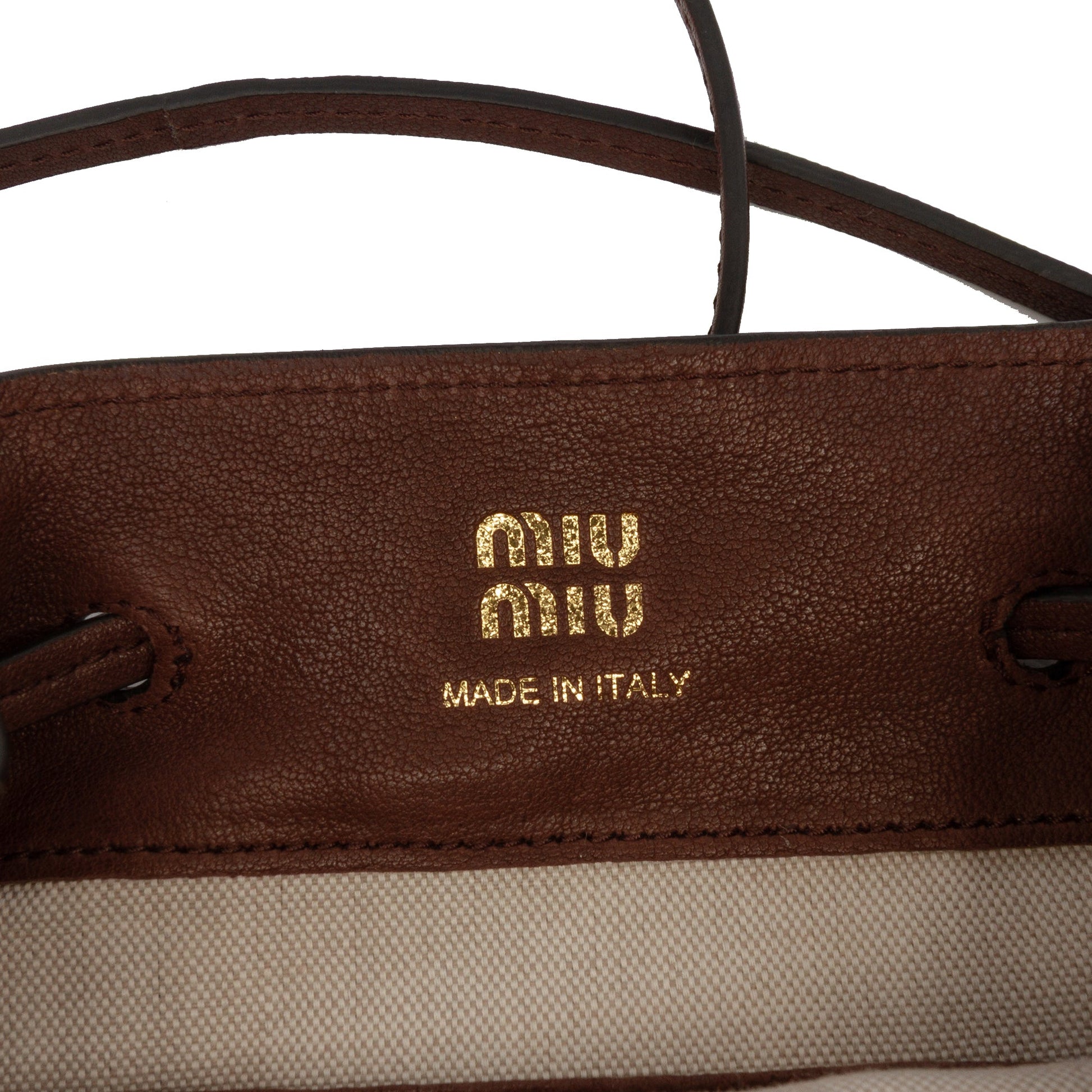 Miu Miu Mini Nappa Leather Crossbody