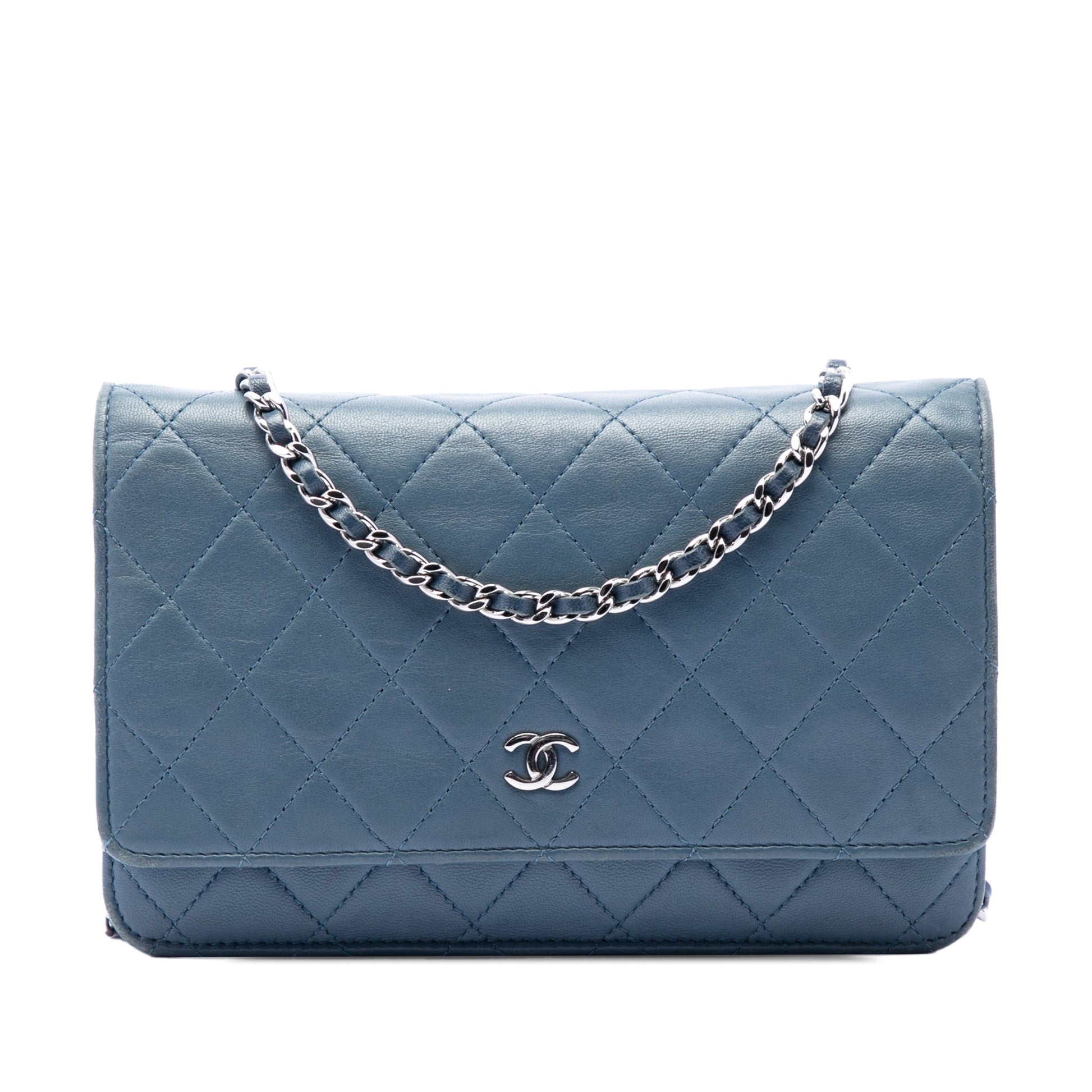 Chanel CC Quilted Lambskin Wallet On Chain