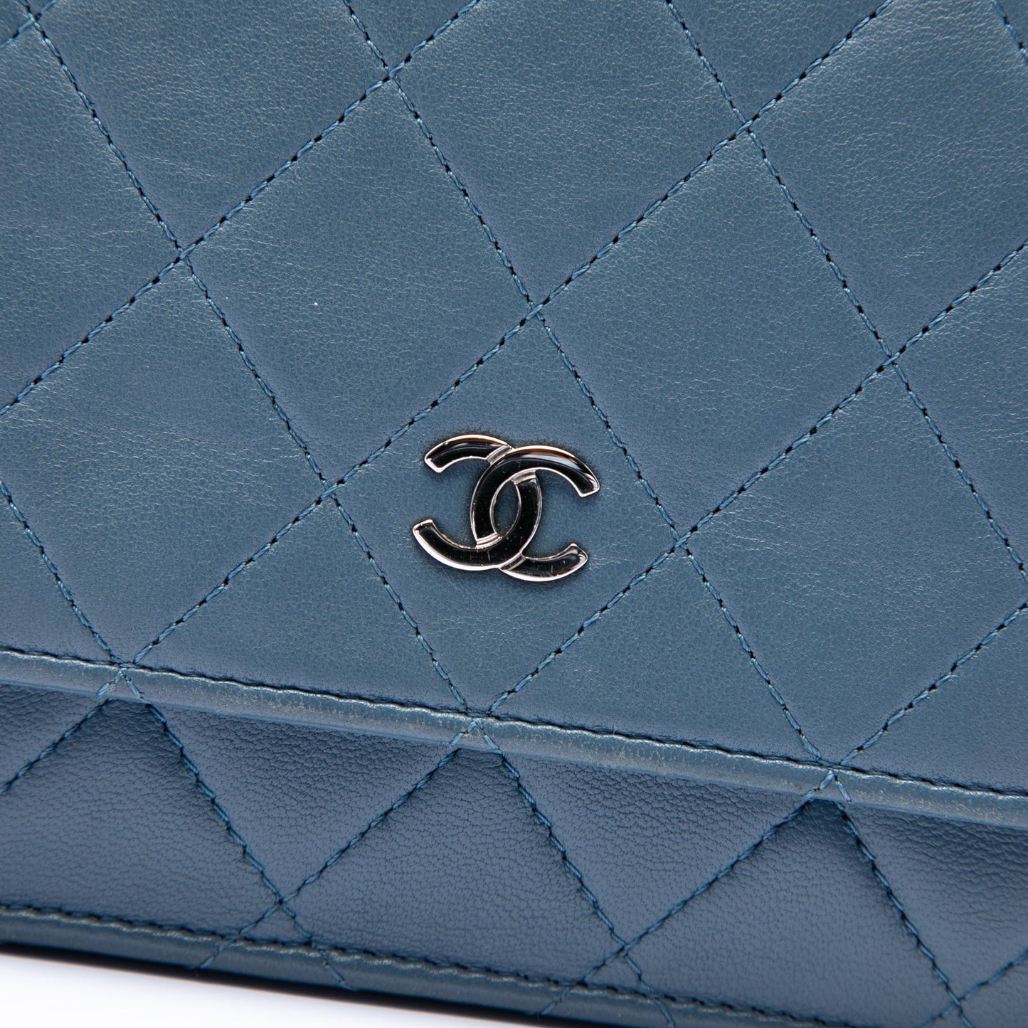 Chanel CC Quilted Lambskin Wallet On Chain