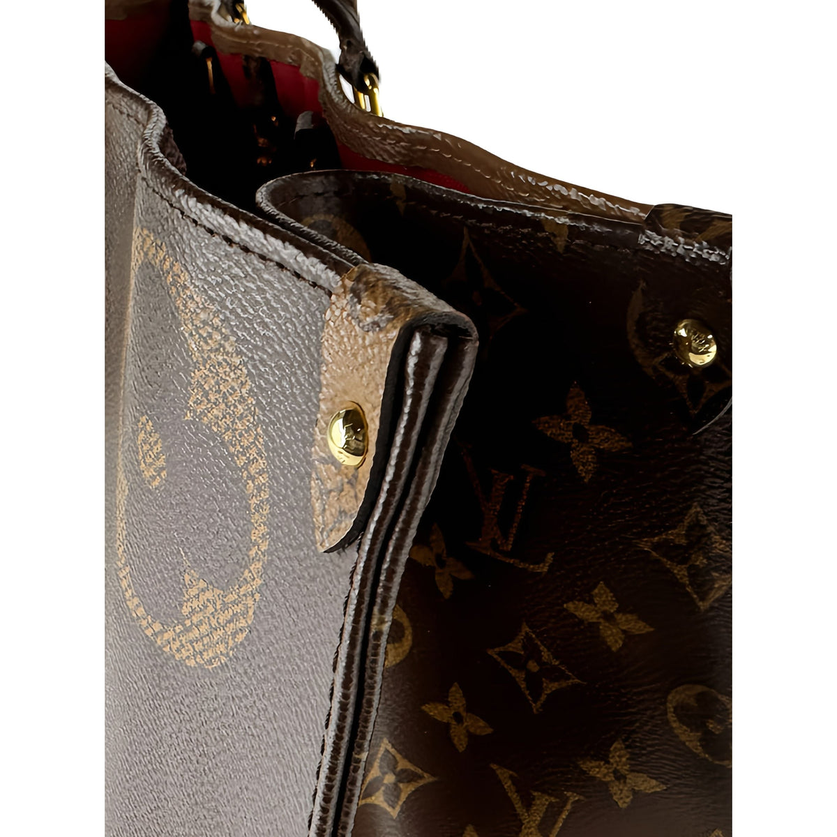 Louis Vuitton Monogram Reverse Giant OnTheGo GM — Brown