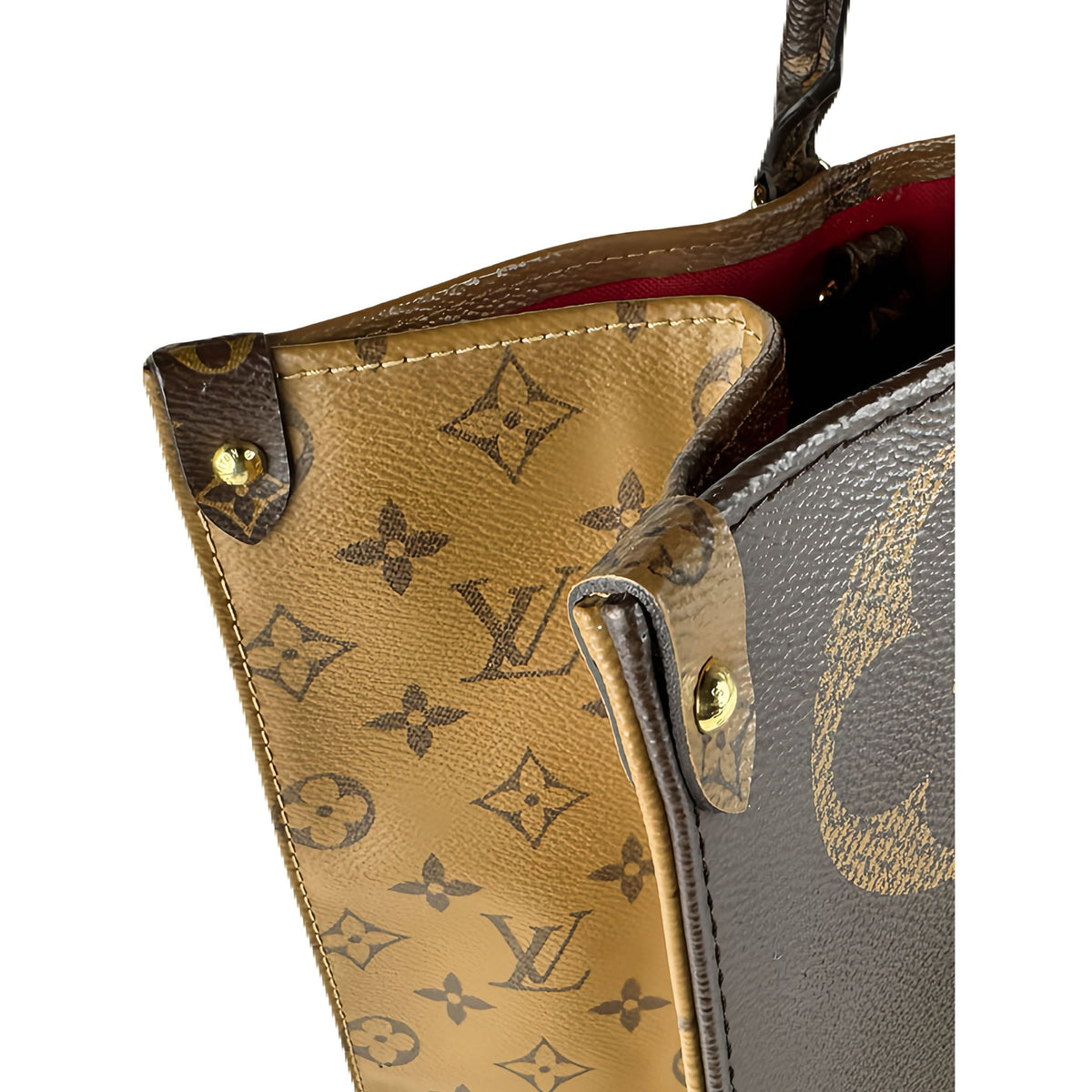 Louis Vuitton Monogram Reverse Giant OnTheGo GM — Brown