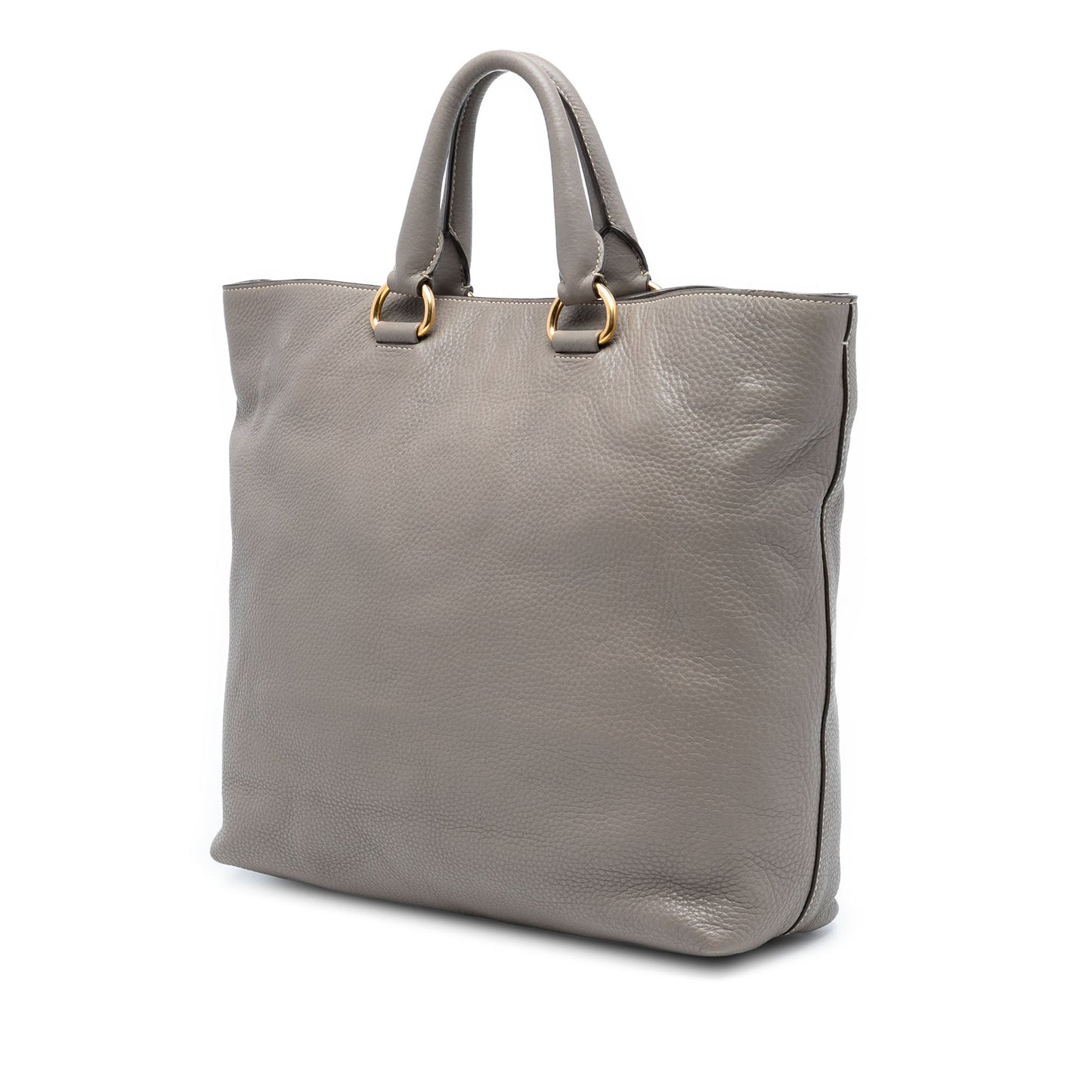 Prada Vitello Daino Open Convertible Tote