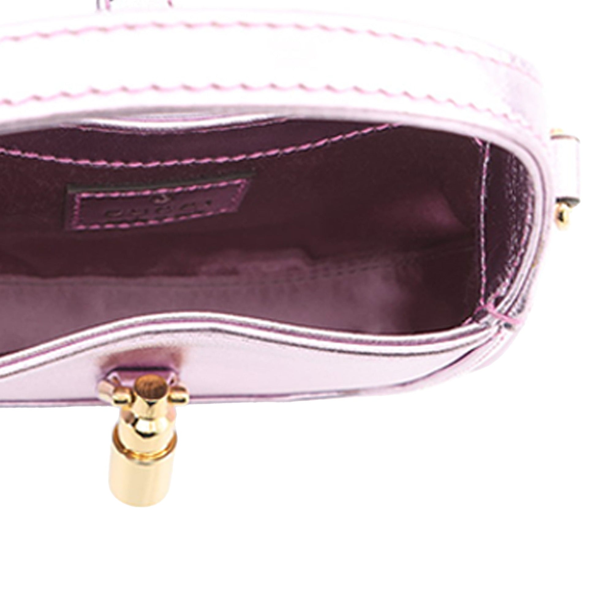 Gucci Nano Metallic Calfskin Jackie 1961 Satchel