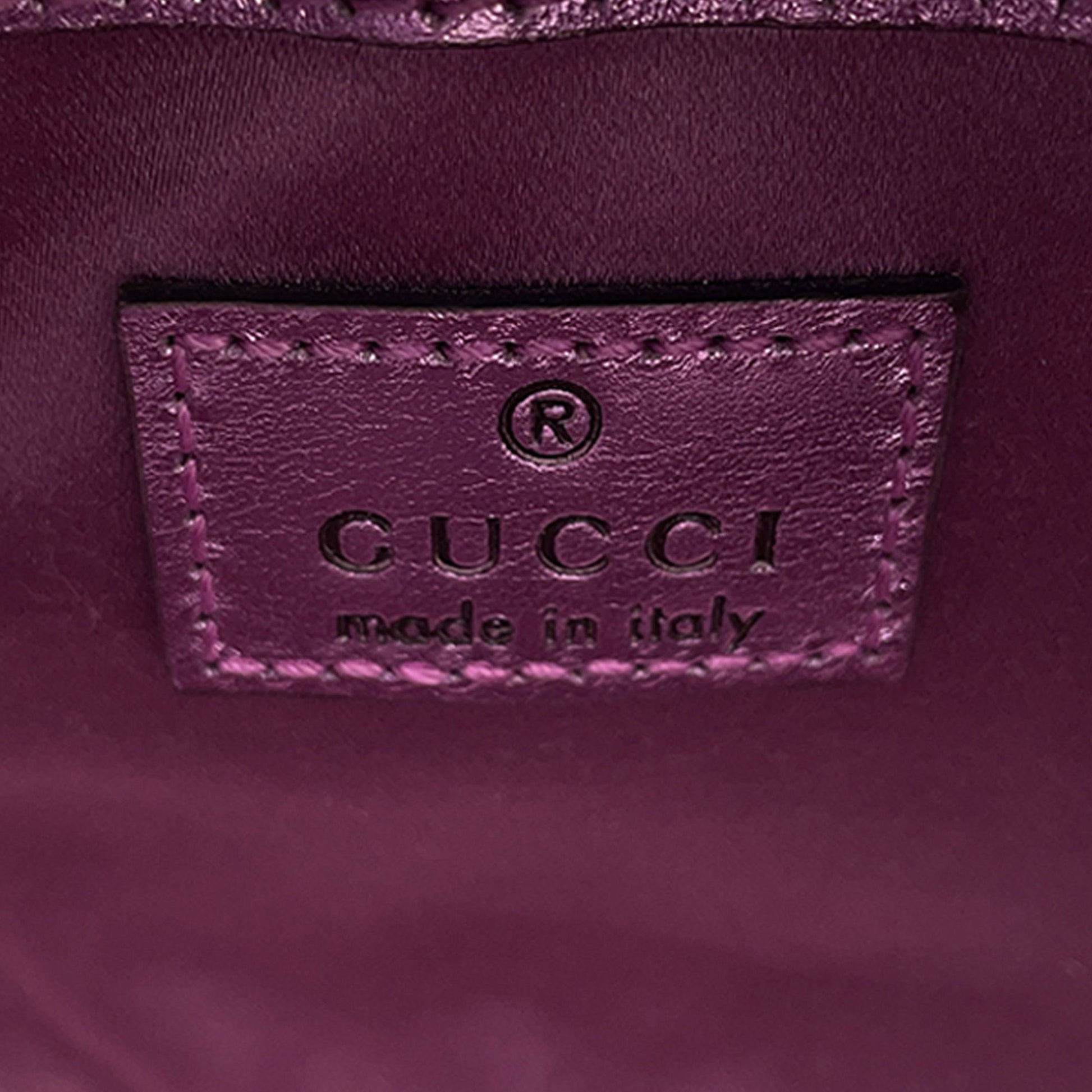 Gucci Nano Metallic Calfskin Jackie 1961 Satchel