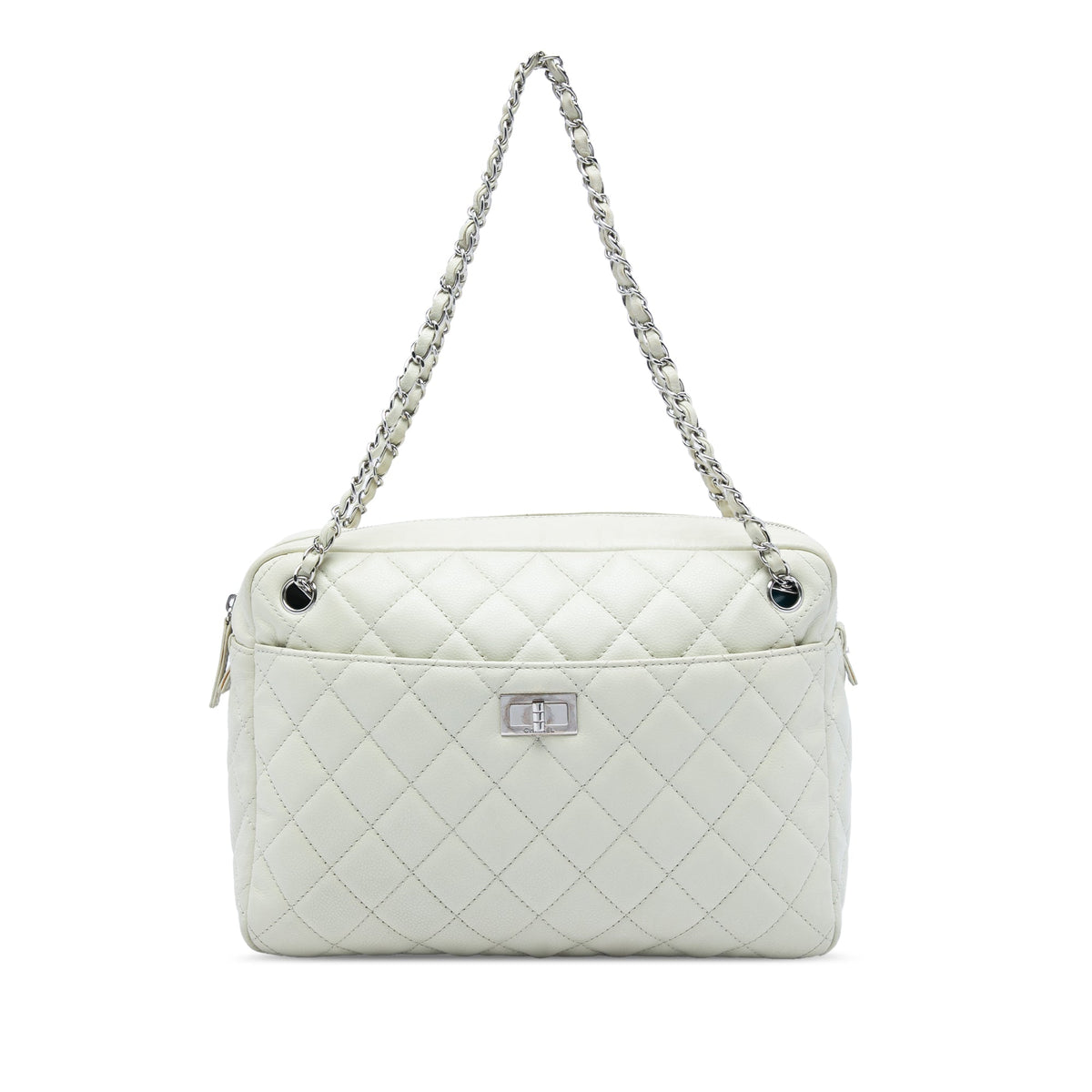 Chanel Large Quilted Caviar Reissue Camera Bag