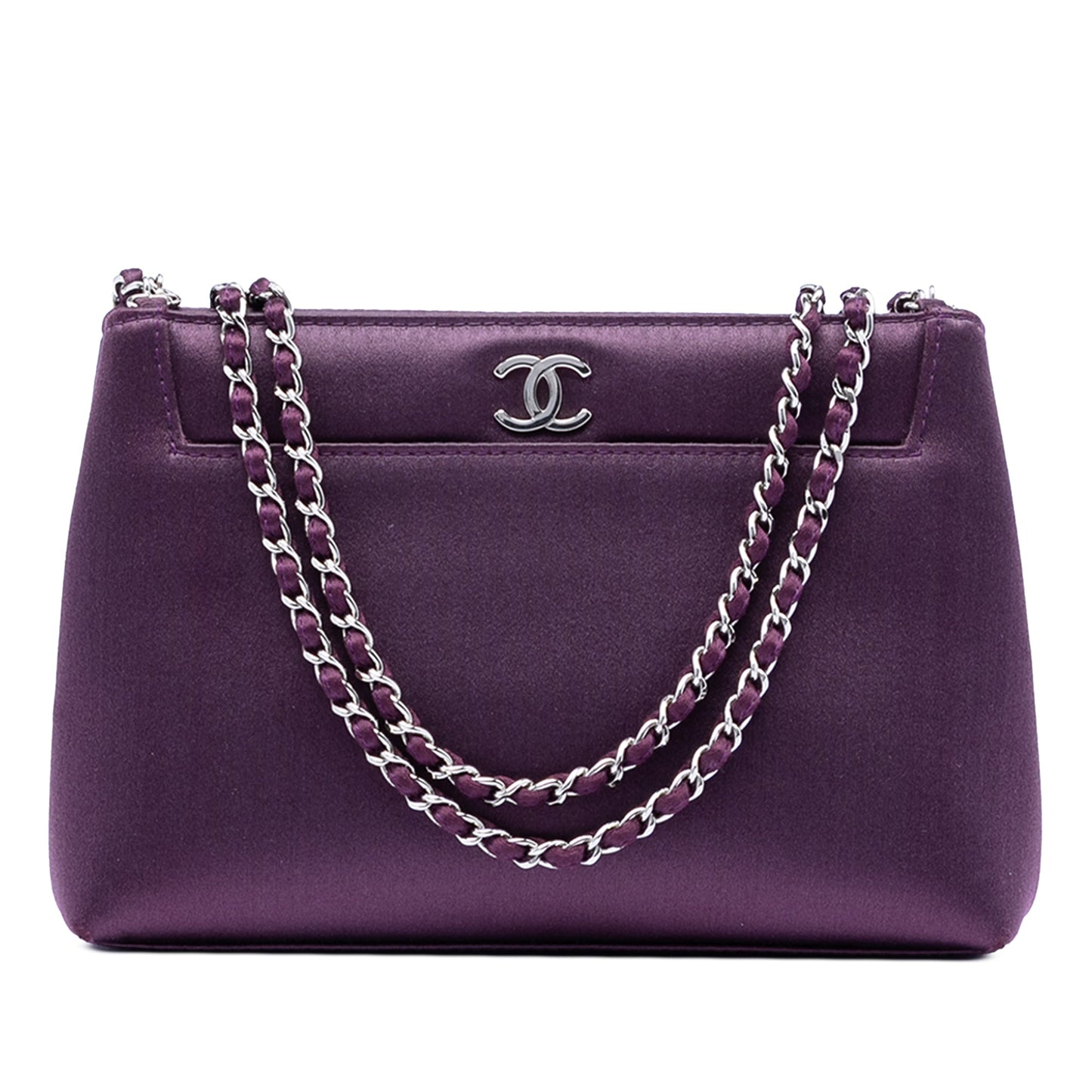 Mini CC Satin Evening Shoulder Bag