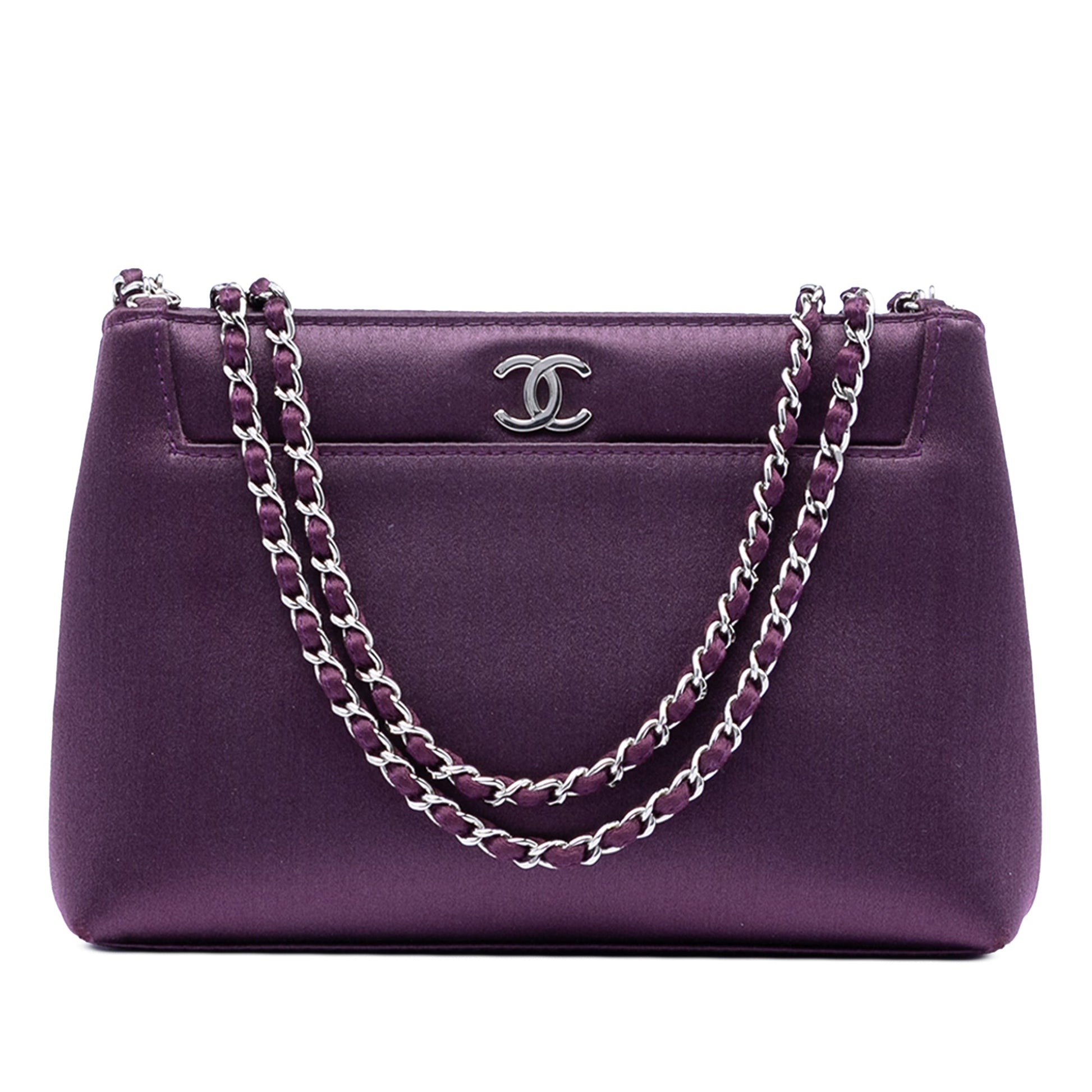 Mini CC Satin Evening Shoulder Bag
