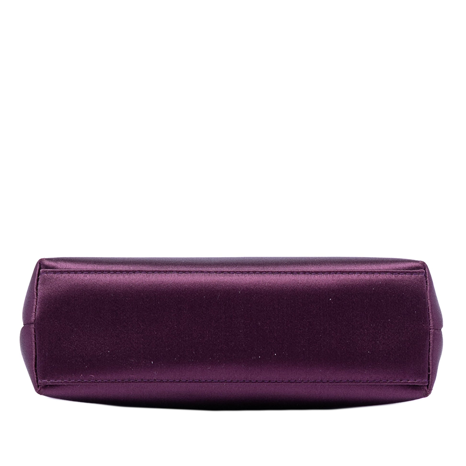 Mini CC Satin Evening Shoulder Bag