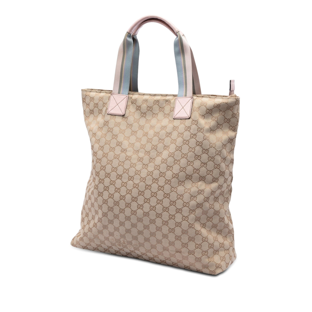 Gucci GG Canvas Web Vertical Tote
