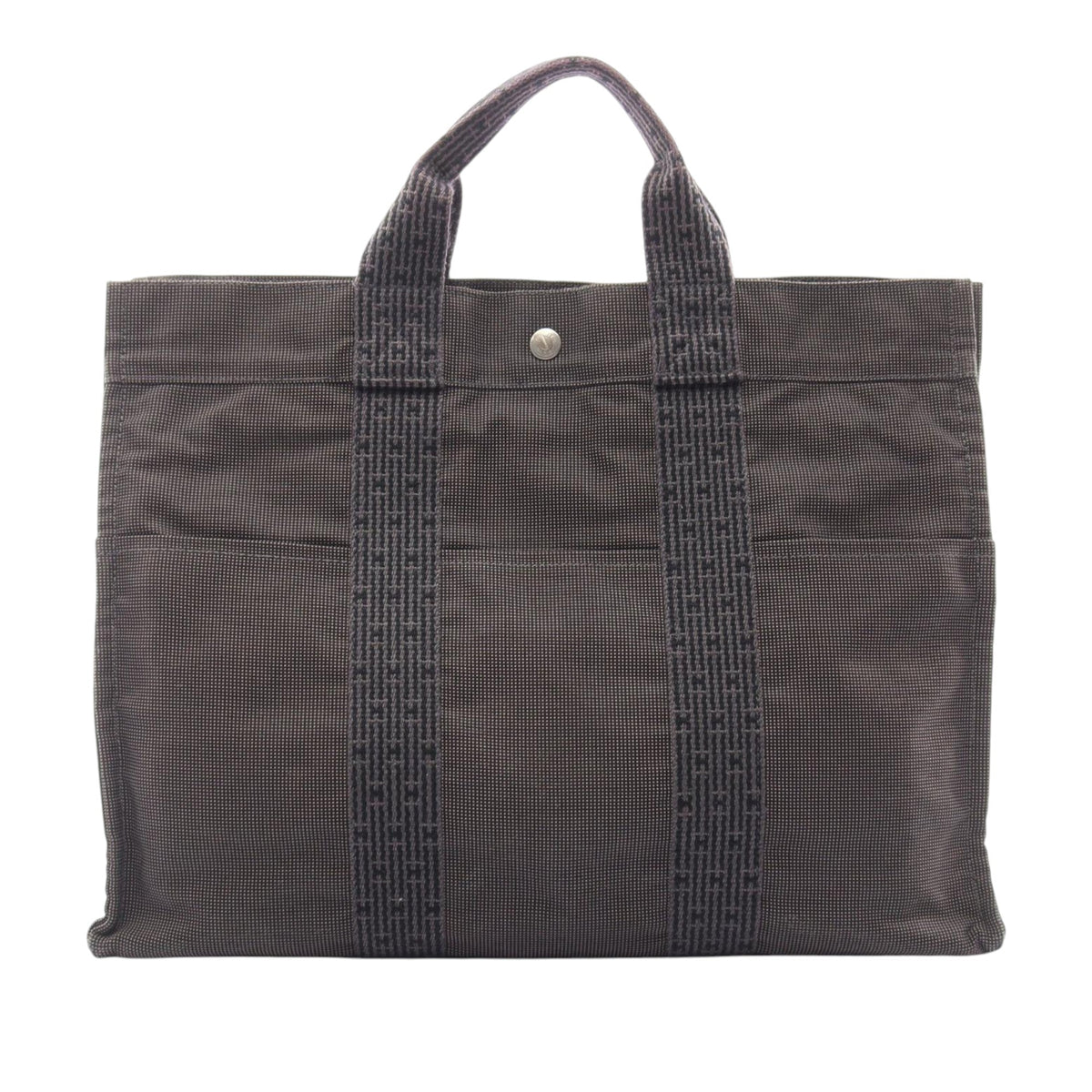 Hermès Canvas Herline MM — Gray