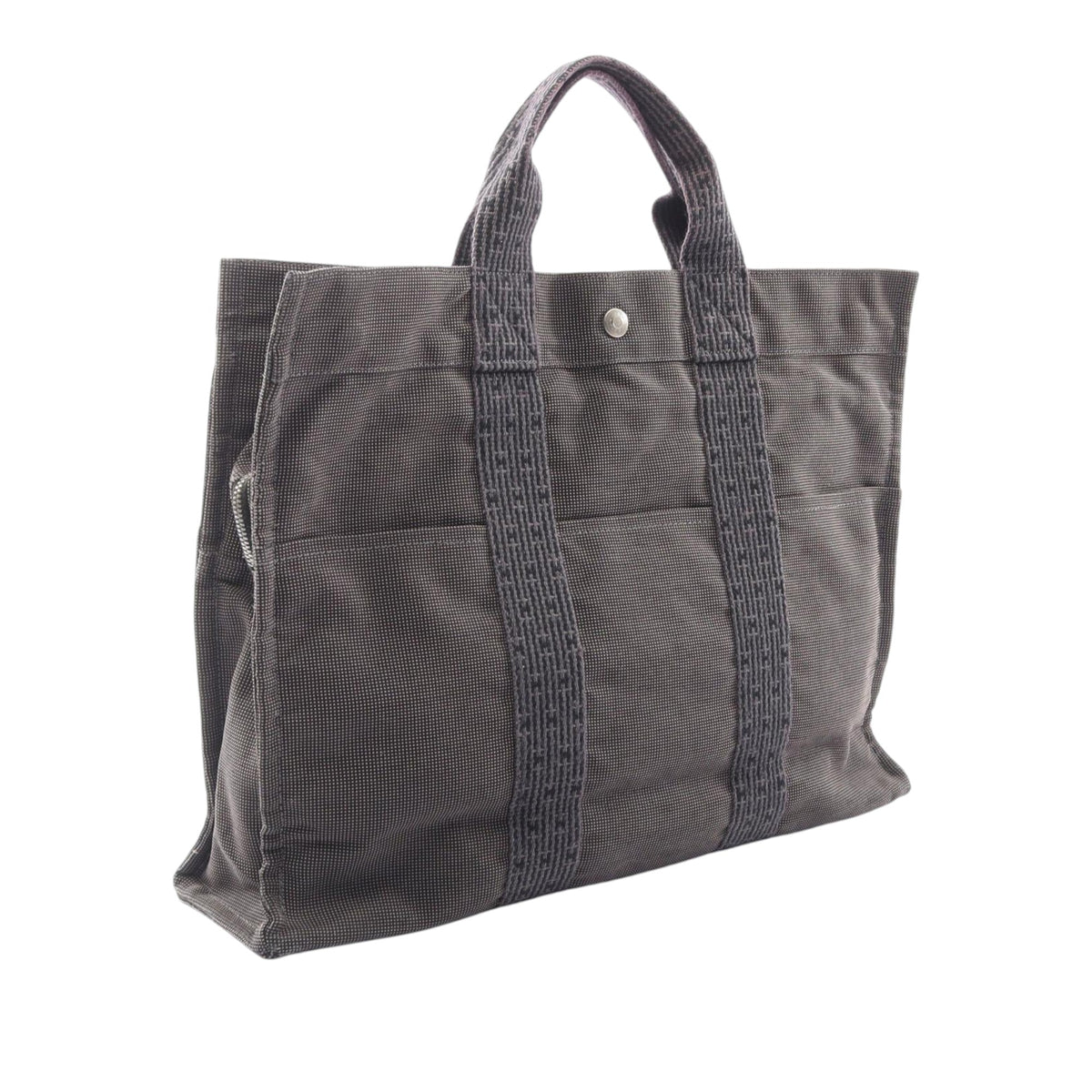 Hermès Canvas Herline MM — Gray