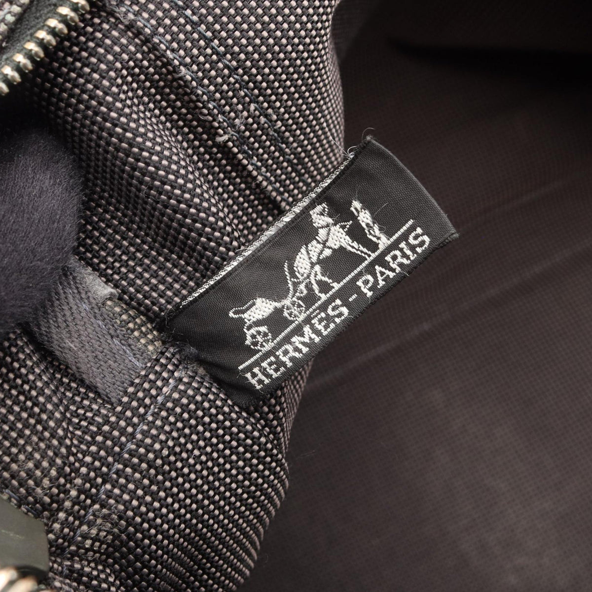 Hermès Canvas Herline MM — Gray